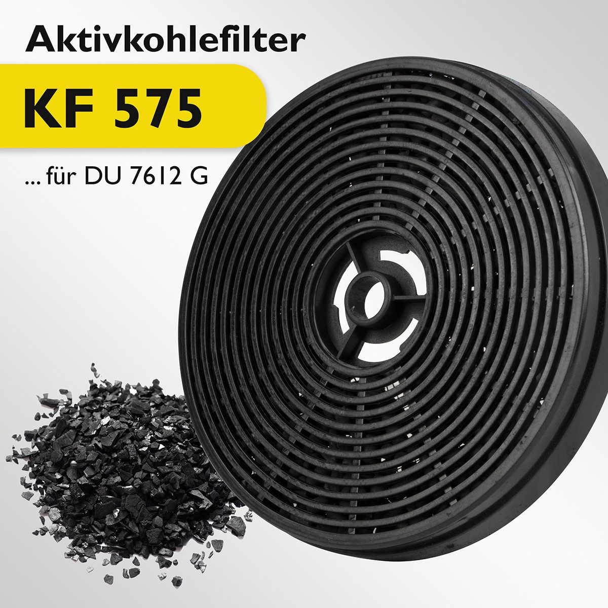 BOMANN Aktivkohlefilter KF 575, 2er Set, für DU 7612 G