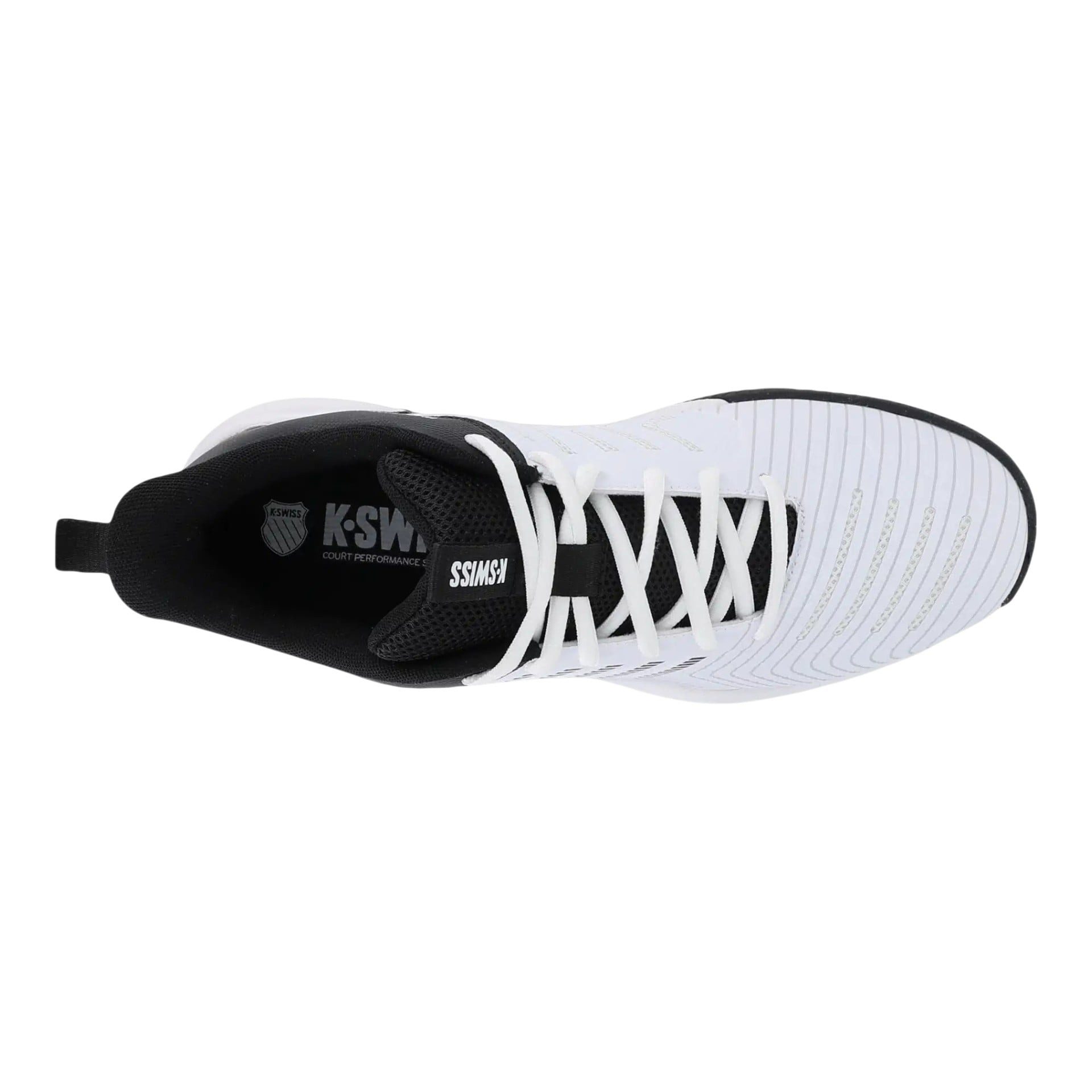 K-Swiss Performance Ultrashot Light Clay/Sandplatz 2026 weiss/schwarz Herren Tennisschuh