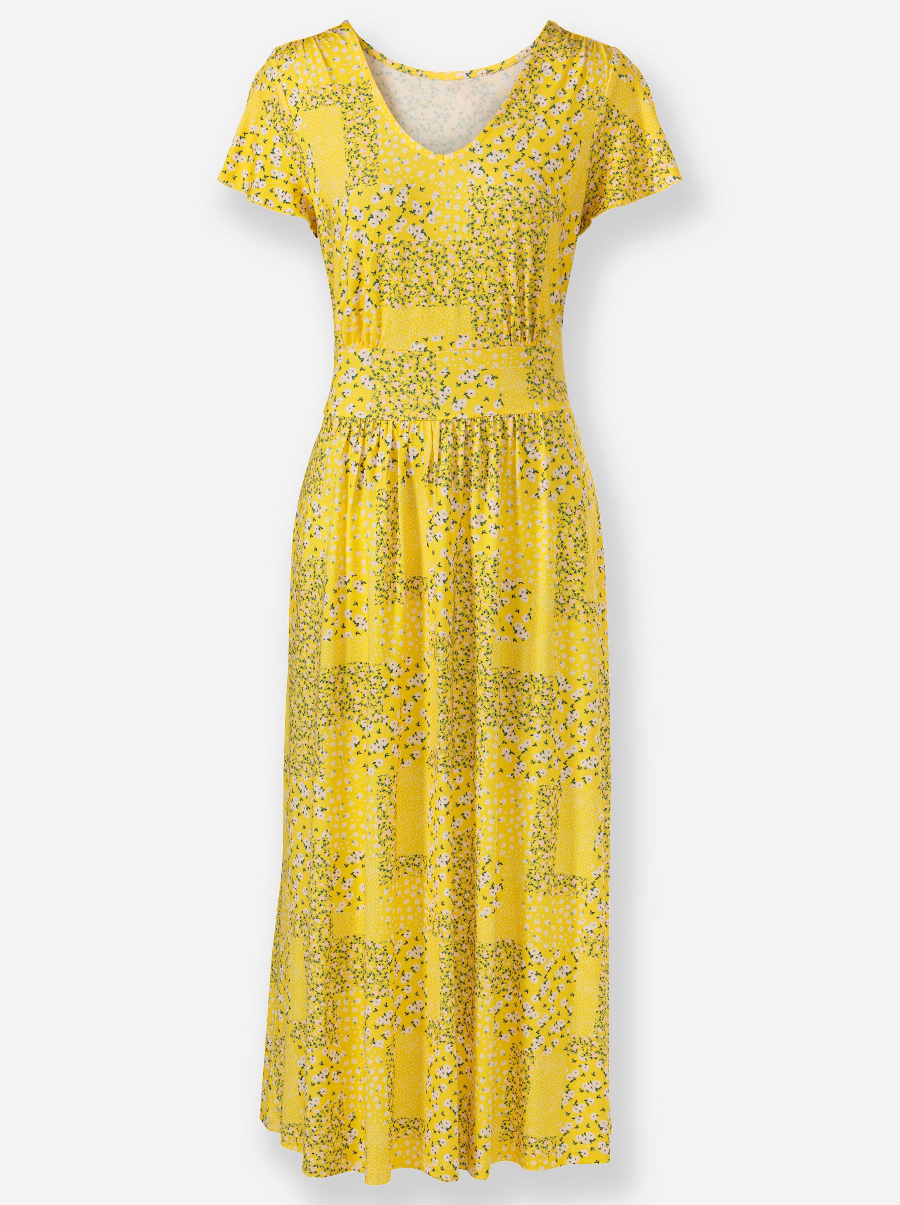 Jerseykleid Jersey-Kleid Kurzarm