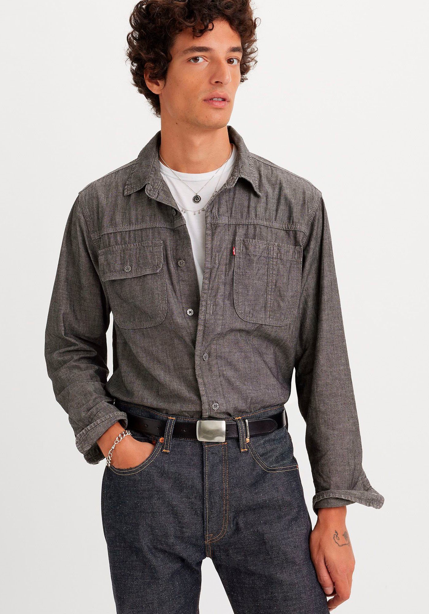 Levi's® Langarmhemd LS AUBURN WORKER BLUES günstig online kaufen