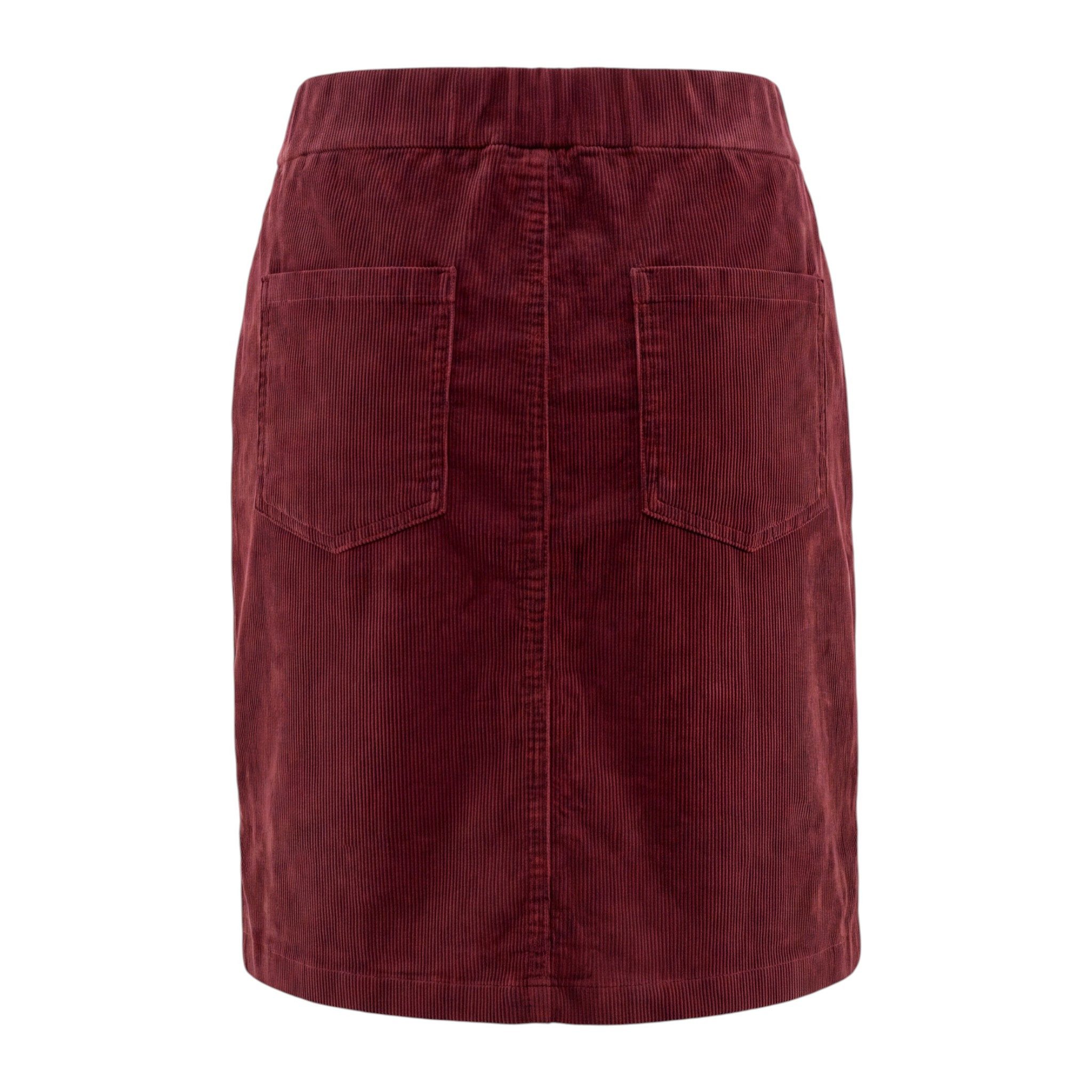 OriginalYou Cordrock Damen Feincordrock mit Integrierter Shorts mit elastischem Bund, in Unifarben – Bild 3 von 5