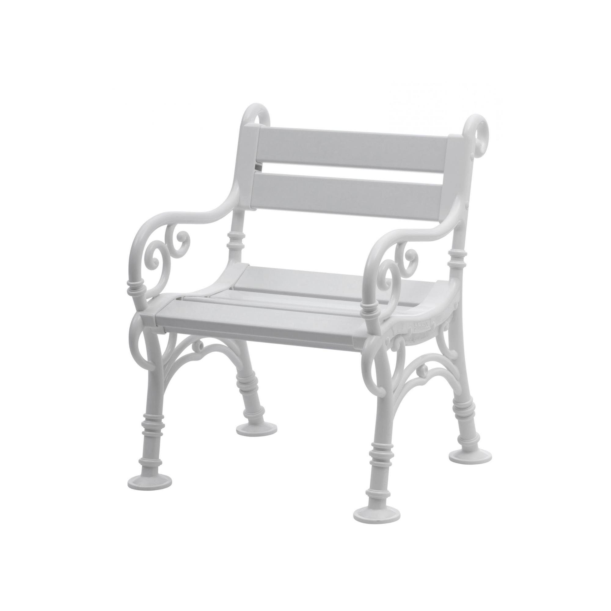 PROREGAL® Gartenbank CURACAO aus Kunststoff Parkbank Sitzbank Garten Balkon Terrasse