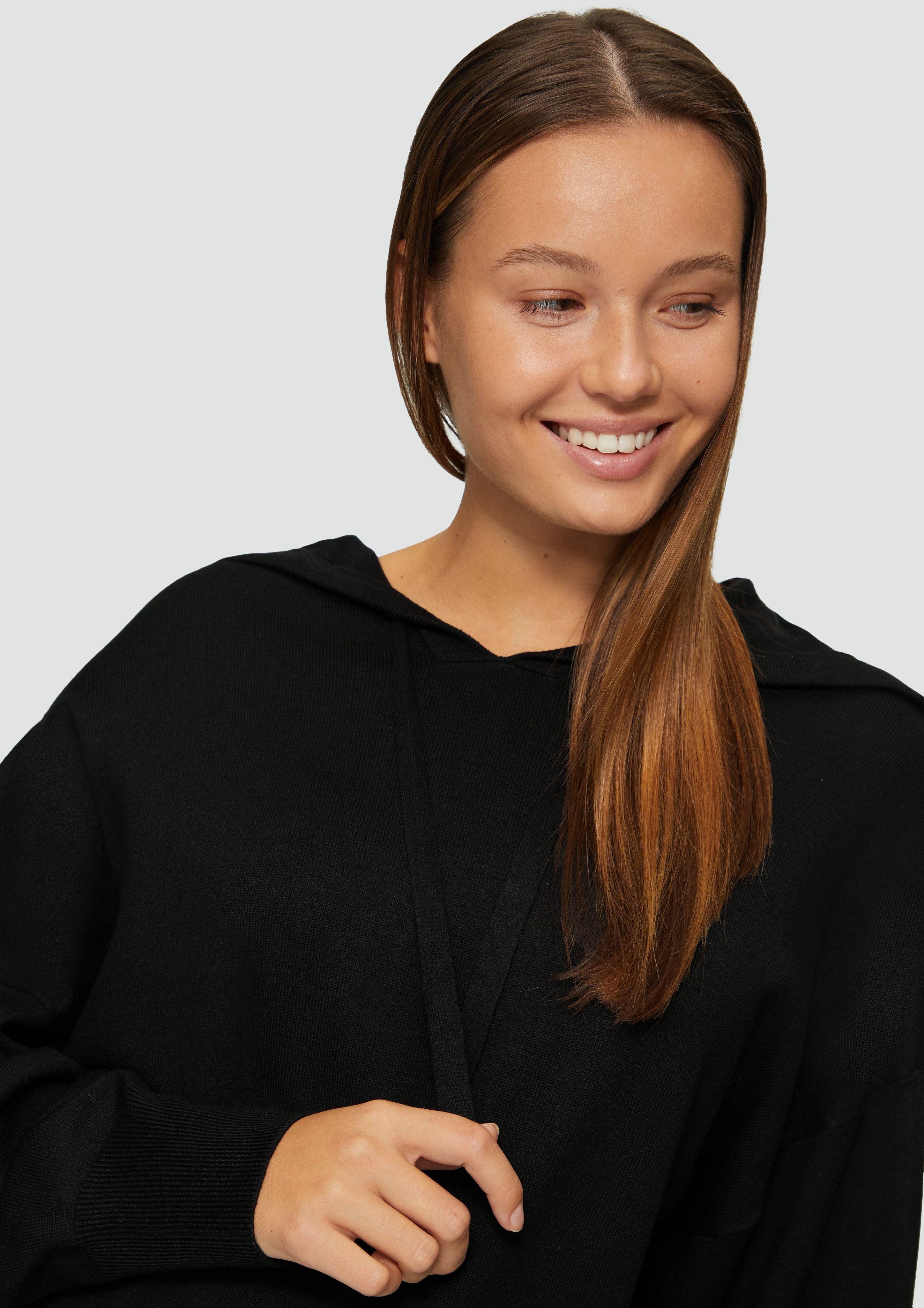 s.Oliver Strickpullover Oversized Strickpullover aus Viskosemix günstig online kaufen