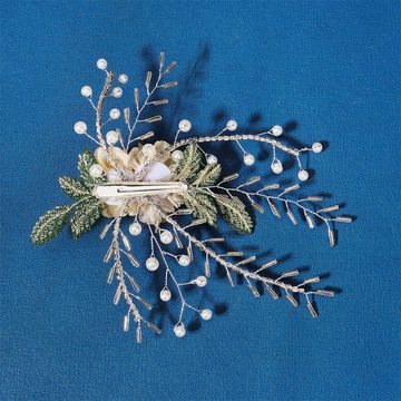 Rouemi Diadem Haarschmuck, Elegantes Blumen-Vintage-Kopfstück