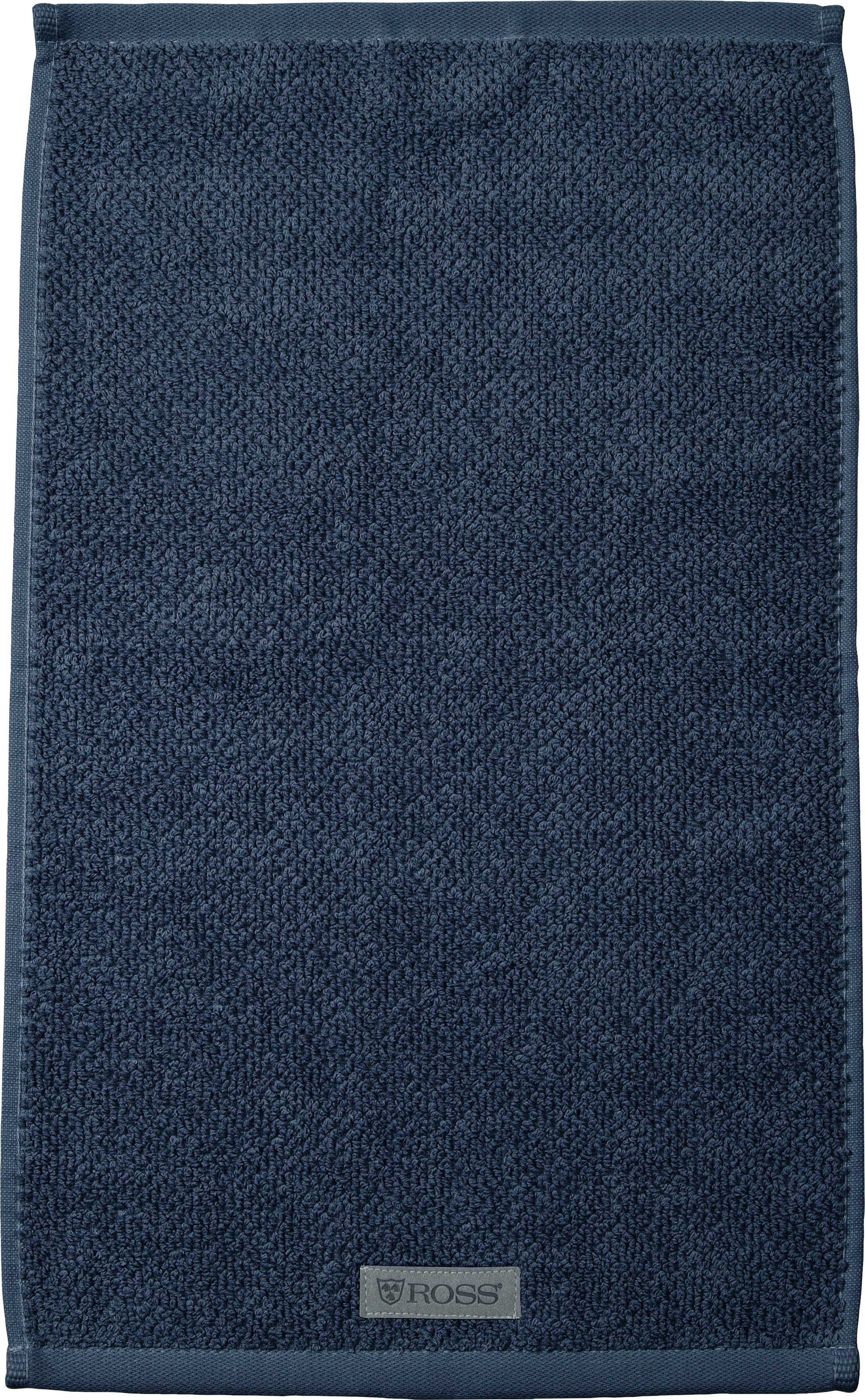 100 Selection, Gästehandtücher Bio-Baumwolle (6-St), nachtblau ROSS % Frottier