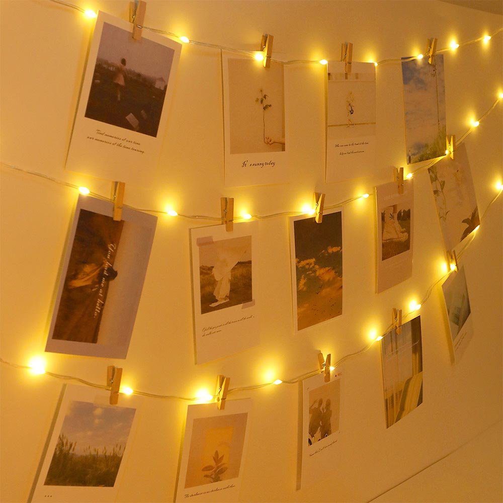 Rosnek LED-Lichterkette 1-5M, 10M, Kupferdraht, wasserdicht,batterie, für S günstig online kaufen