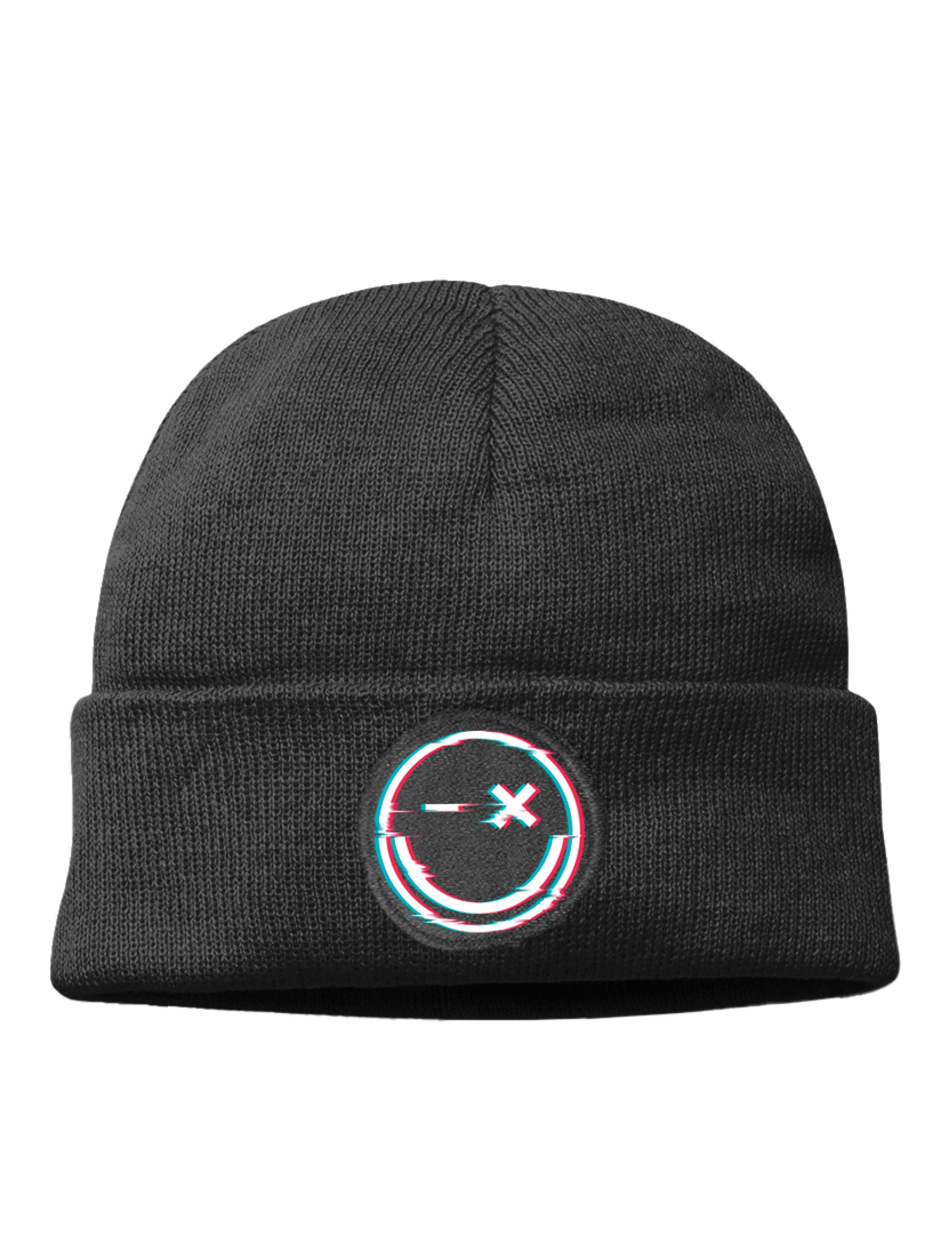 Youth Designz Beanie Smile Glitch unisex Beanie Mütze mit trendigem Motiv