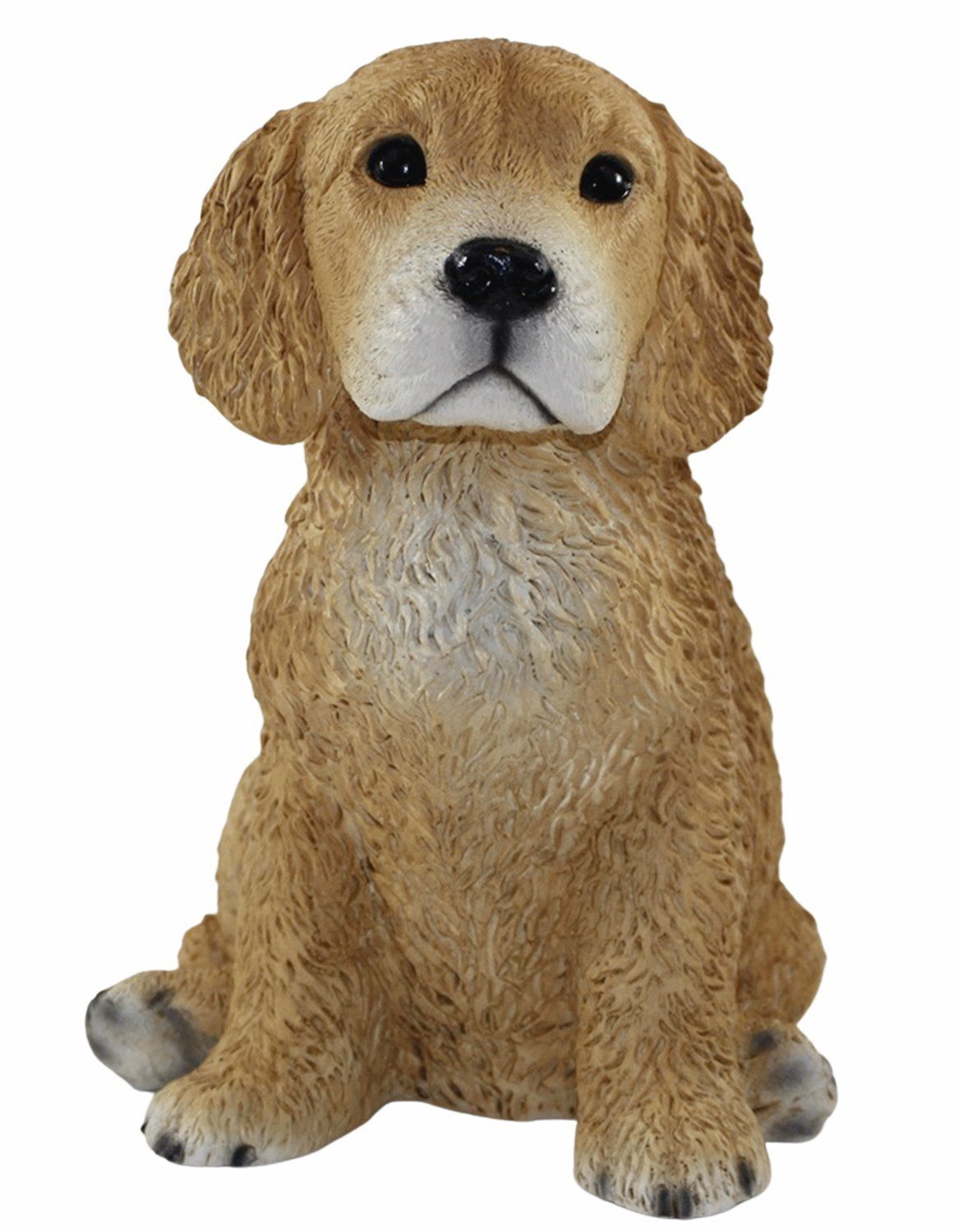 Castagna Tierfigur Deko Figur Hund Golden Retriever Welpe Hundefigur sitzend Kollektion Castagna aus Resin H 24 cm