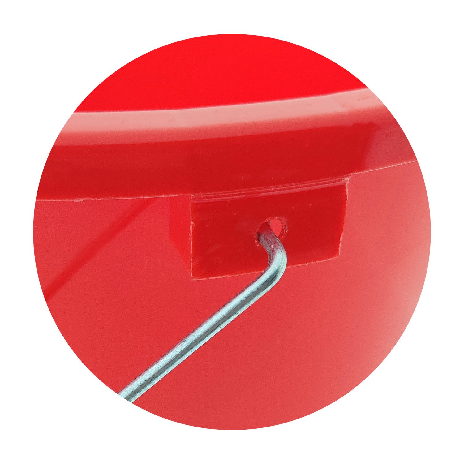 Thumbnail - Centi Putzeimer Haushaltseimer mit Metallbügel 10l, (Reinigungsset, 1-tlg., Eimer, Metallbügel), Haushaltseimer Eimer 10...