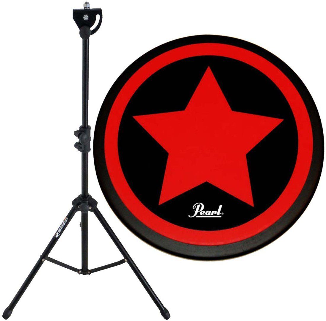 Pearl Drums Schlagzeug Pearl PDR-08SP Übungspad mit Ständer,Übungspad-Set, Übungspad mit Ständer