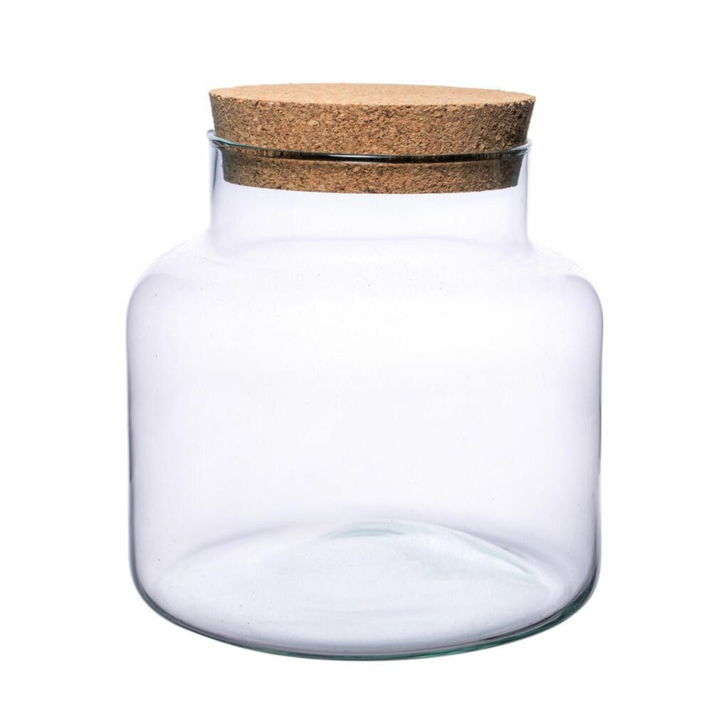 Ecoglassworks Dekovase Gigi mit Korken, 22 cm