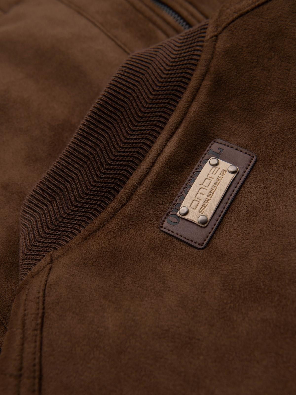 Bomberjacke Bomberjacke aus Wildlederimitat