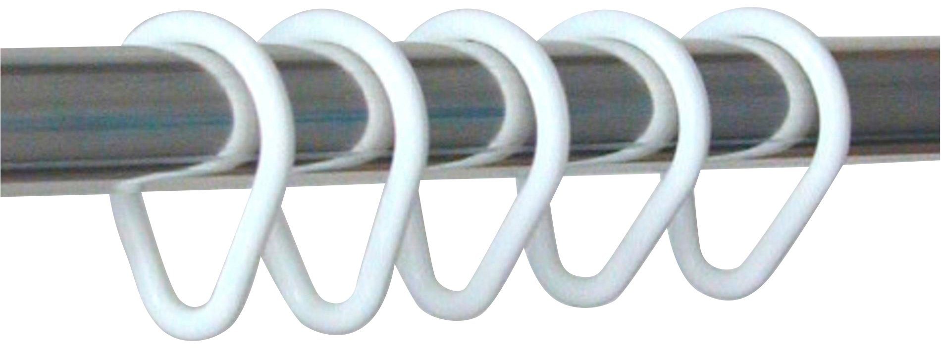 RIDDER Duschvorhangringe »Eco«, 12 Stück, Elastisch und doch formstabil