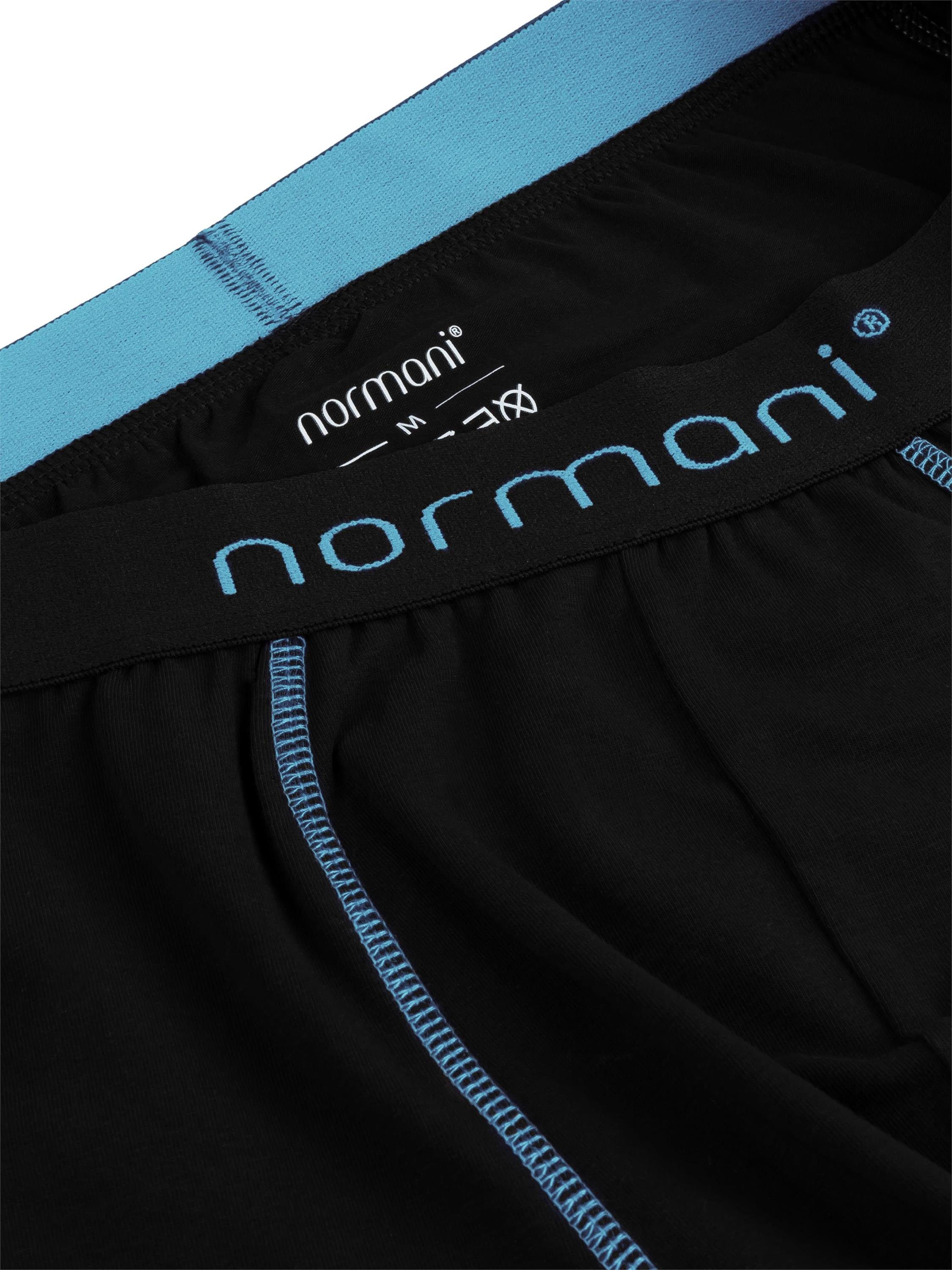normani Boxershorts 6 Männer Unterhose weiche für Baumwolle aus Boxershorts Türkis atmungsaktiver Baumwolle aus