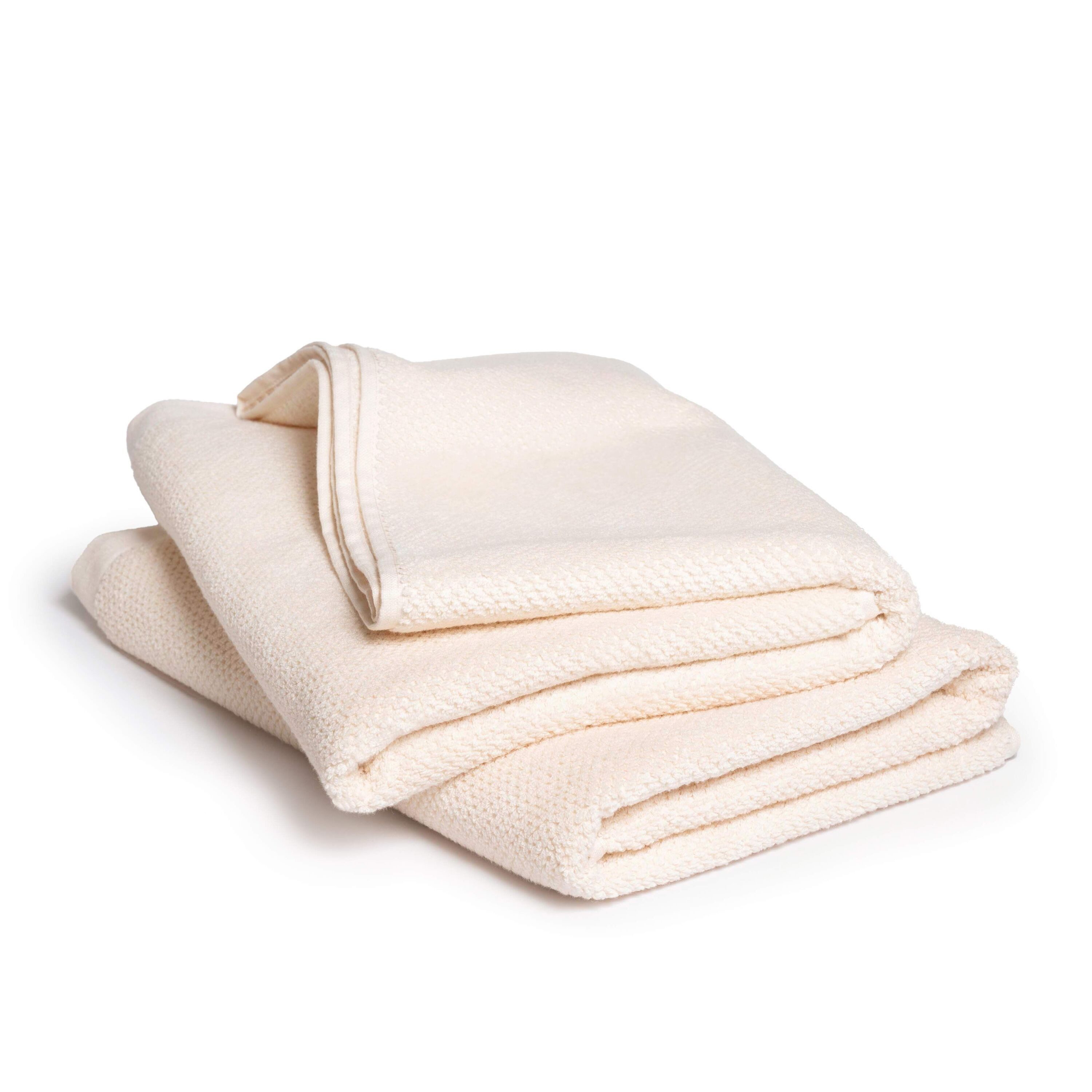 herzbach home Duschtücher Spa 70x140cm, (2-St), 525g/m², Premium-Qualität, 100% Baumwolle, einfarbig