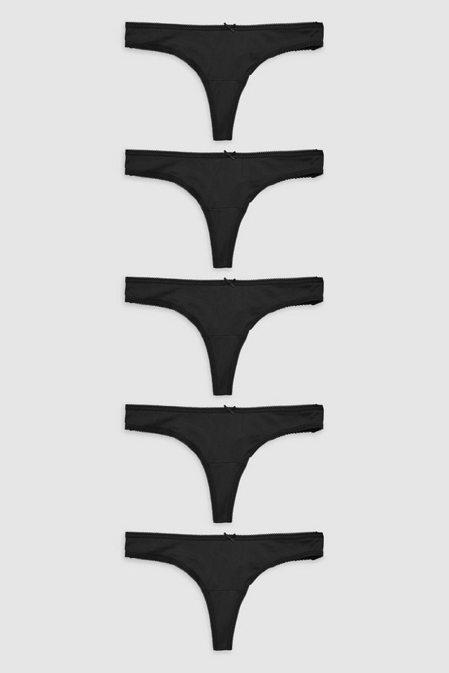 Next String 5er-Pack Mikrofaser-Slips, Tanga (5-St)