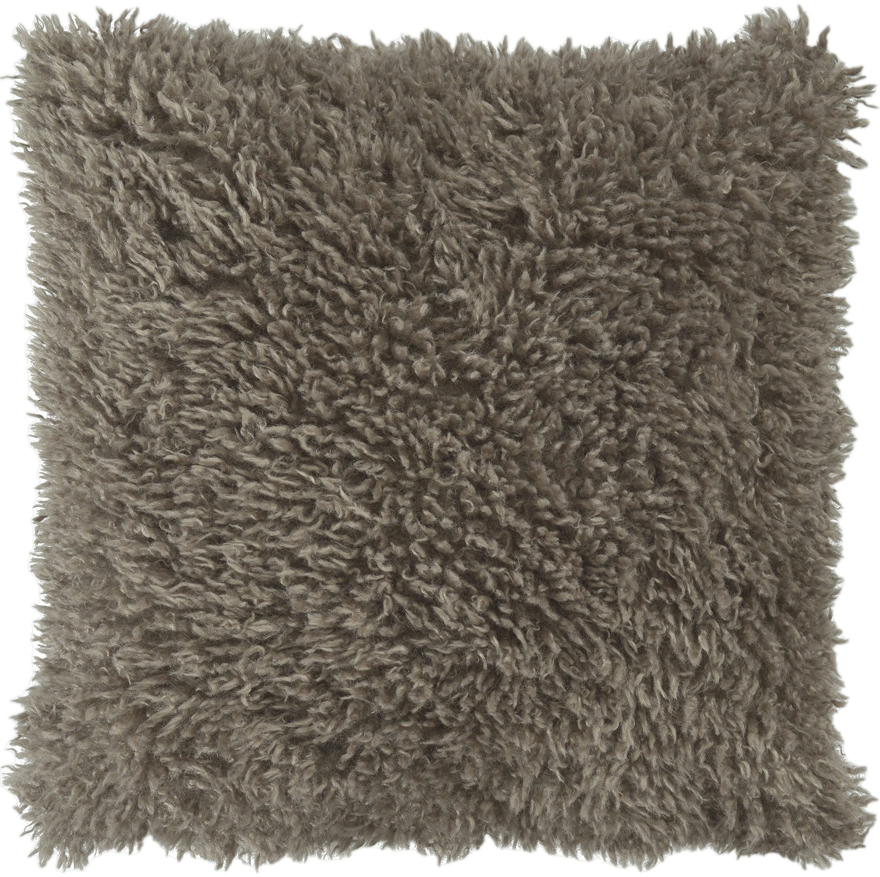 Annimuck Kissenhülle SANDER * Wunderschöne Kissenhülle Ayla taupe Kuschelfell 50x50 cm, (1 Stück)