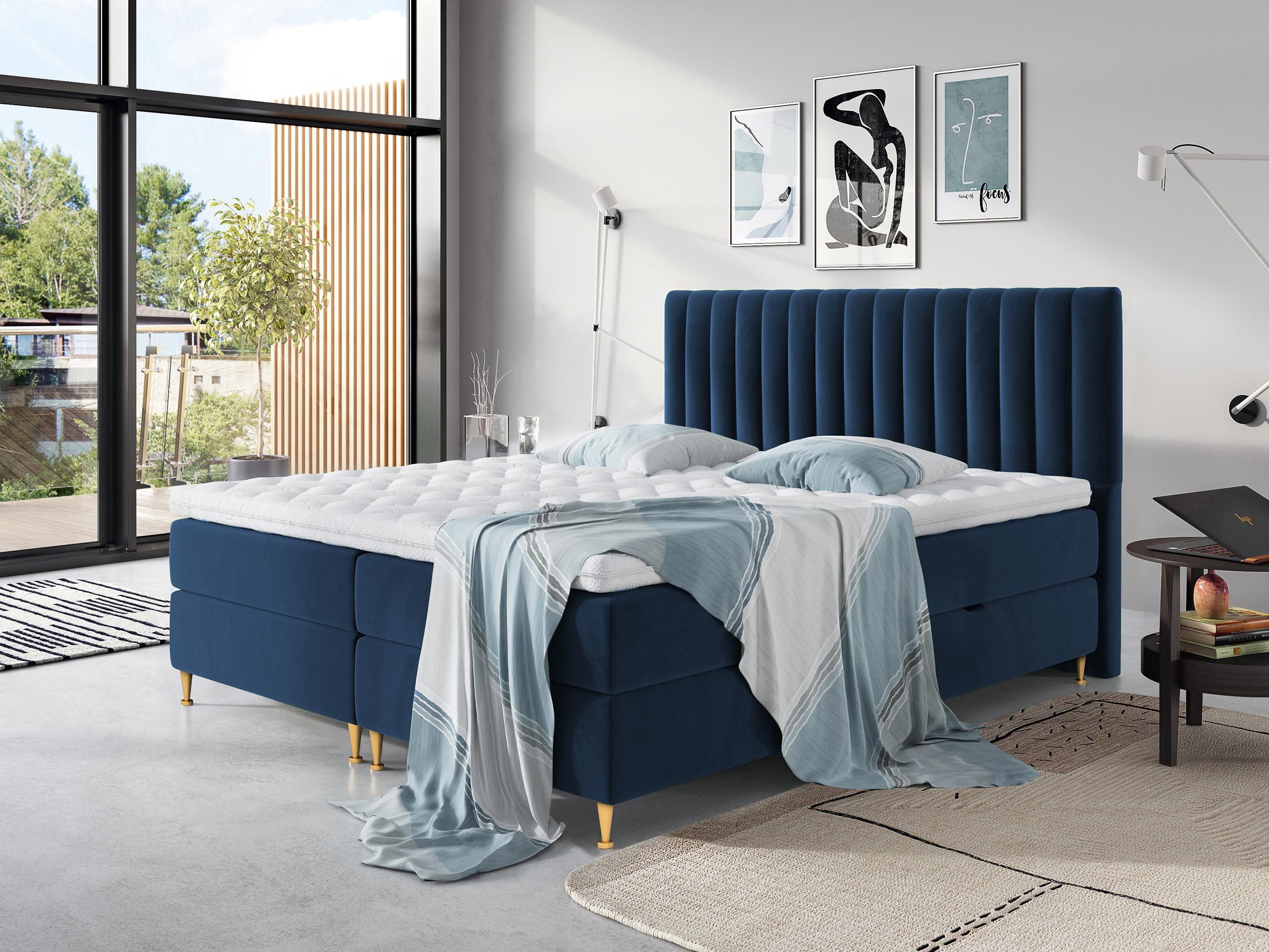 MIRJAN24 Boxspringbett Elegance (Topper, Matratze und günstig online kaufen