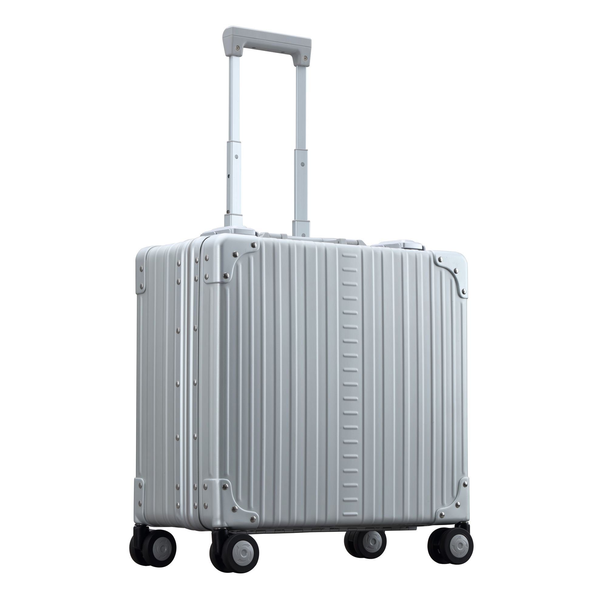 Business-Trolley platinum Deluxe, 4 ALEON Rollen, Aluminium