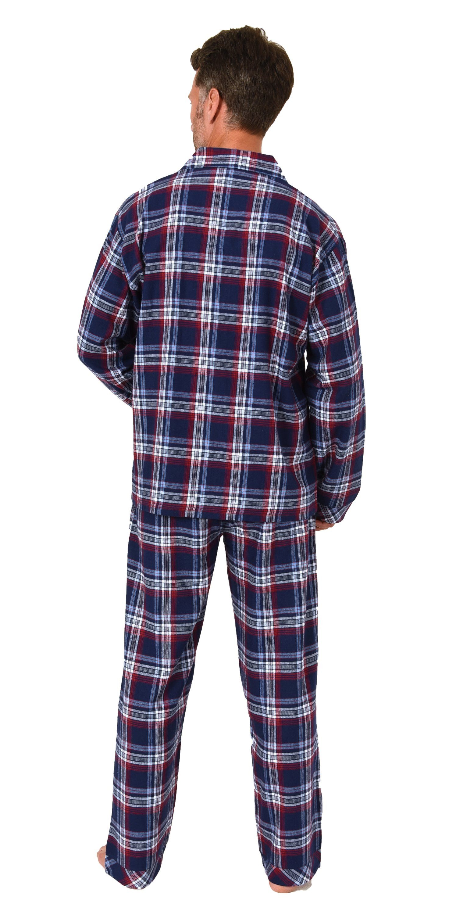Normann Pyjama Normann Herren Flanell Schlafanzug Pyjama - auch in Übergröße – Bild 4 von 4