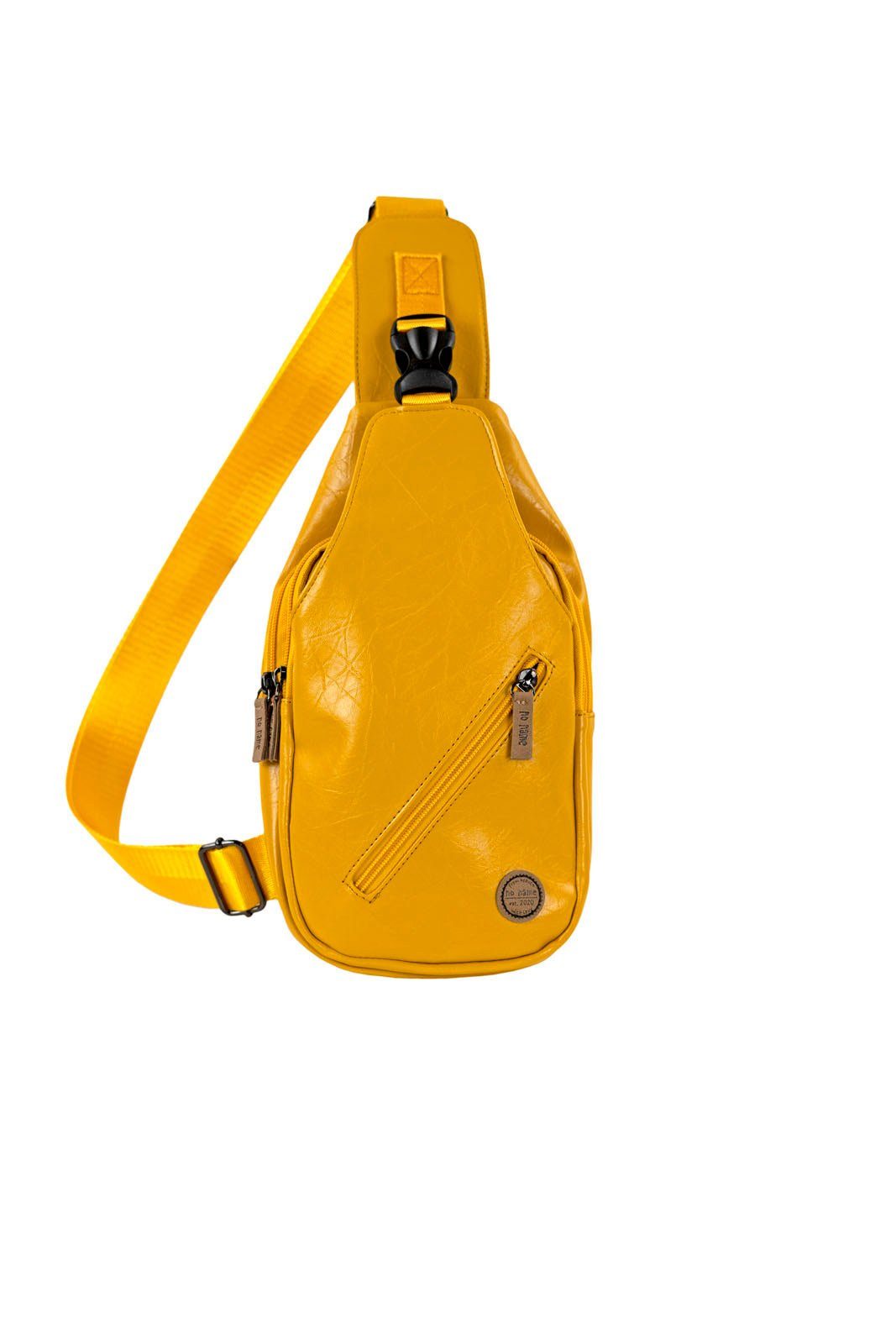 (1-tlg), Sling Hybrid-Rucksack Bag Glanzoptik. Geräumiger Thinxx Beauty versch. Gelb in "Trap" Schultertasche Farben,