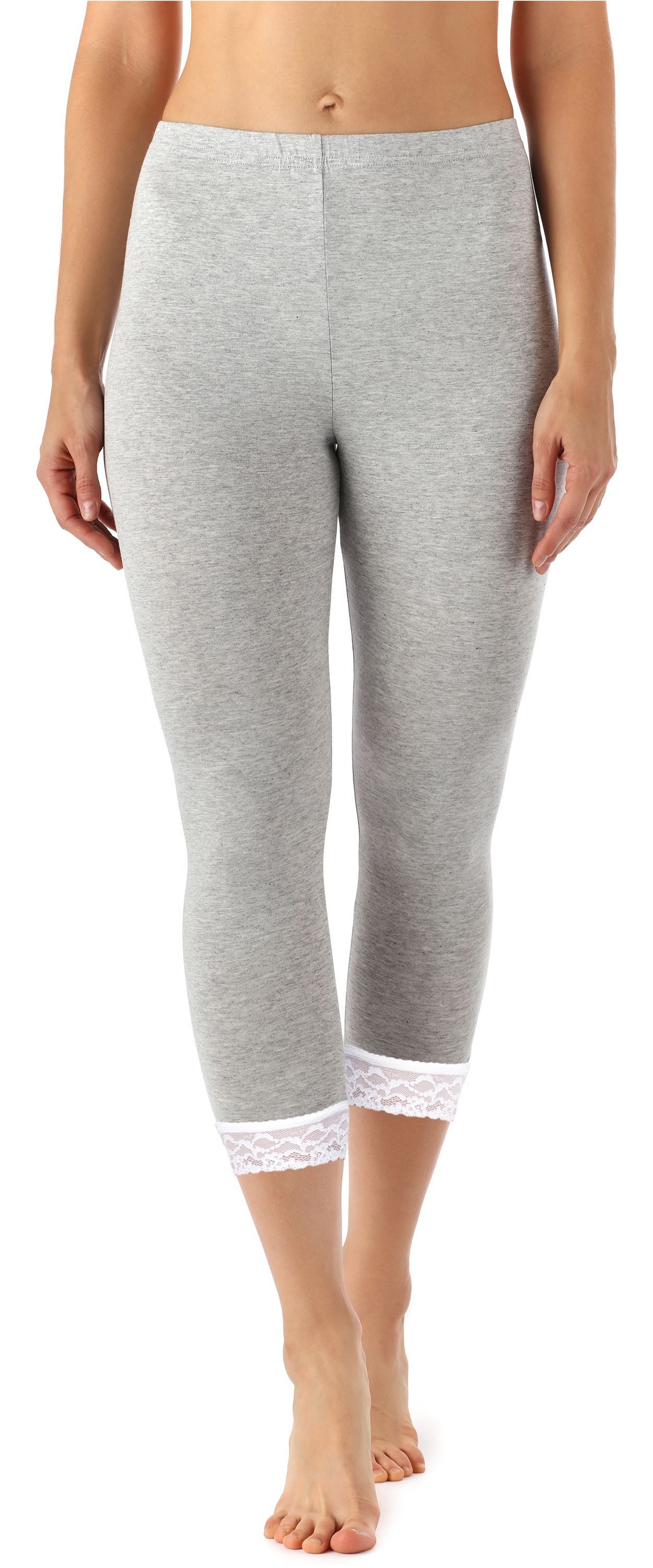Leggings Damen 3/4 Capri Hose MS10-290