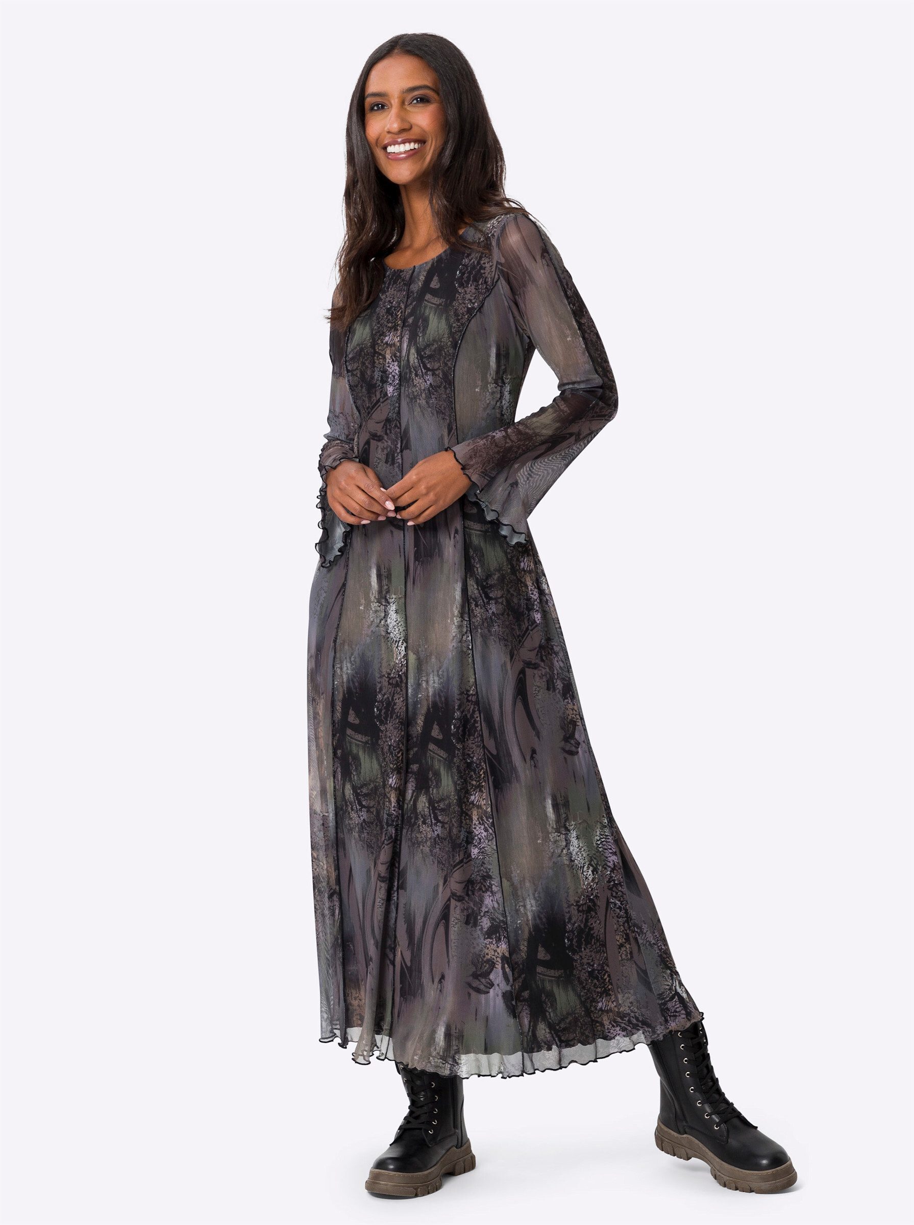 heine Etuikleid Druckkleid . günstig online kaufen