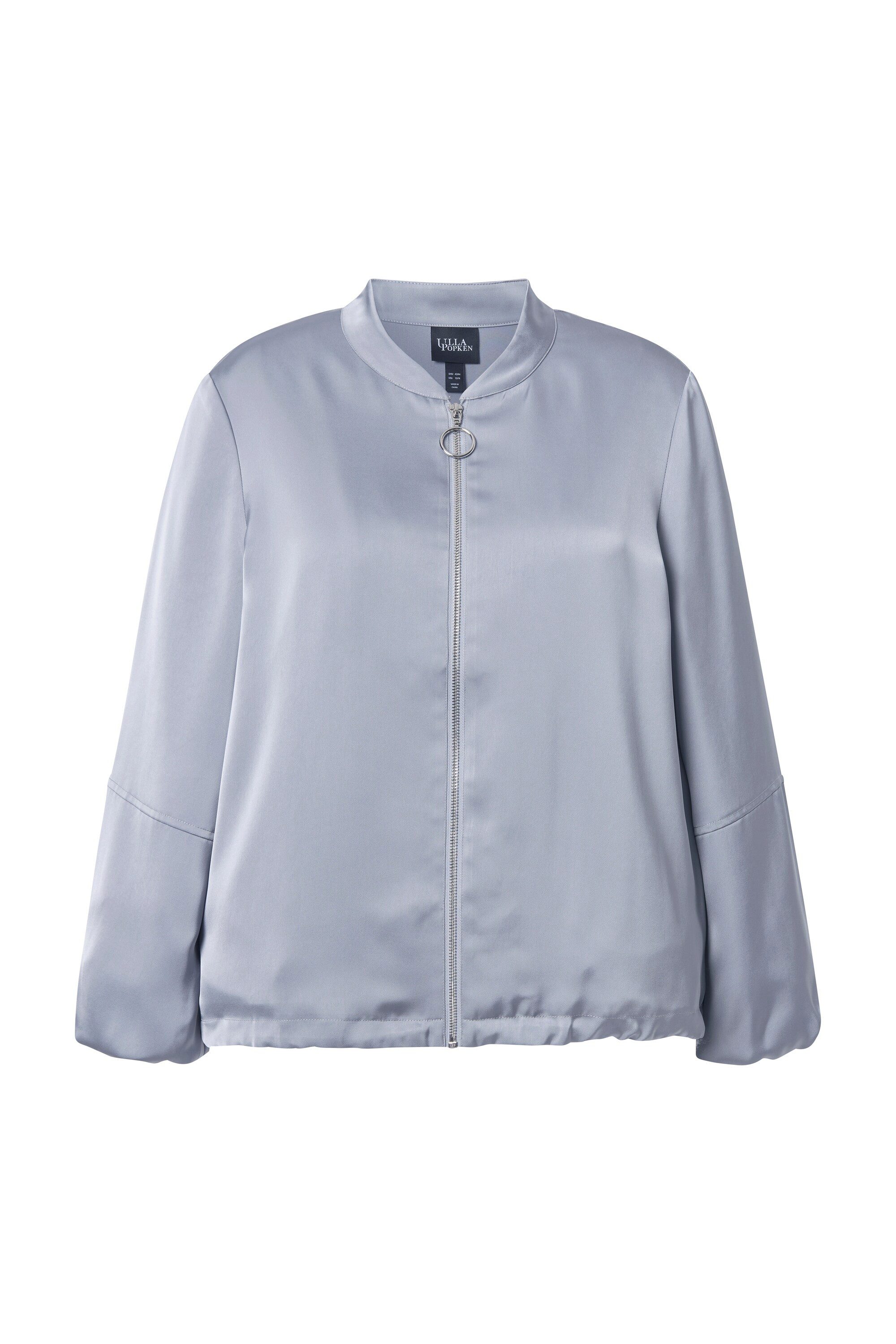 Kurzjacke Blouson mit Collegekragen Langarm