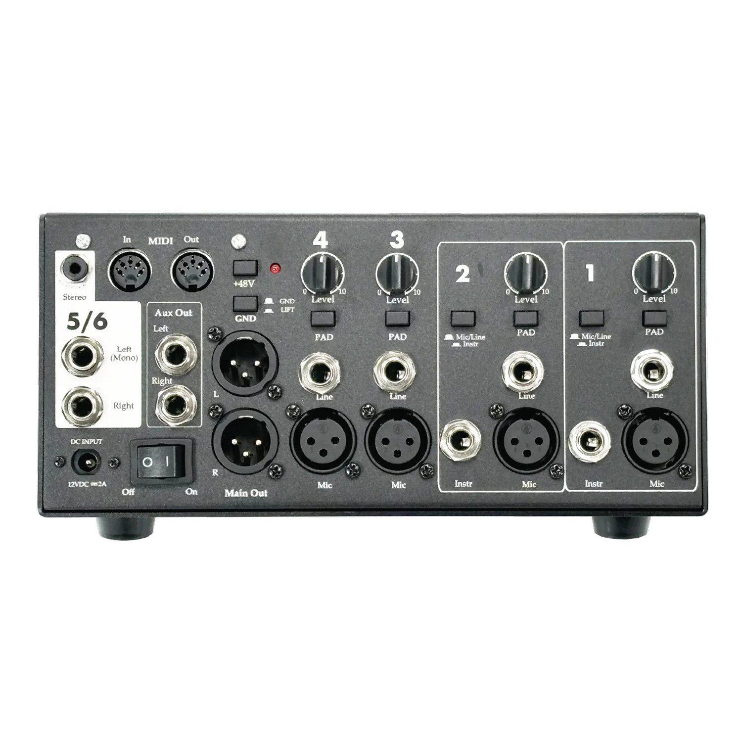 Elite Acoustics Elite Acoustics Digitalmixer-Pedal StompMix X6 mit Kabel Digitales Aufnahmegerät (Vorteils-Set mit Klinkenkabel)