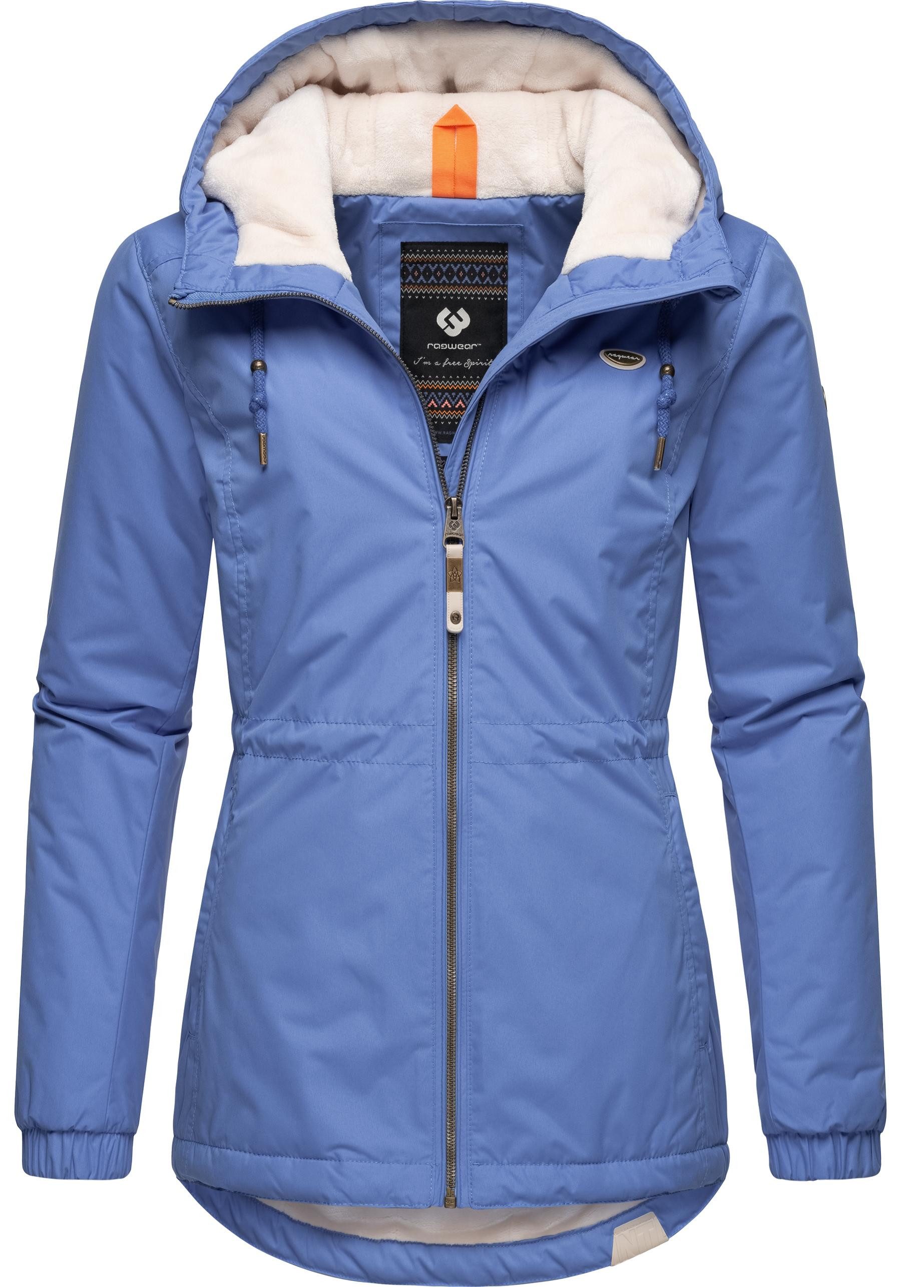 Ragwear Winterjacke Dankka Warm Wasserdichte weiche Damen Jacke für den Winter
