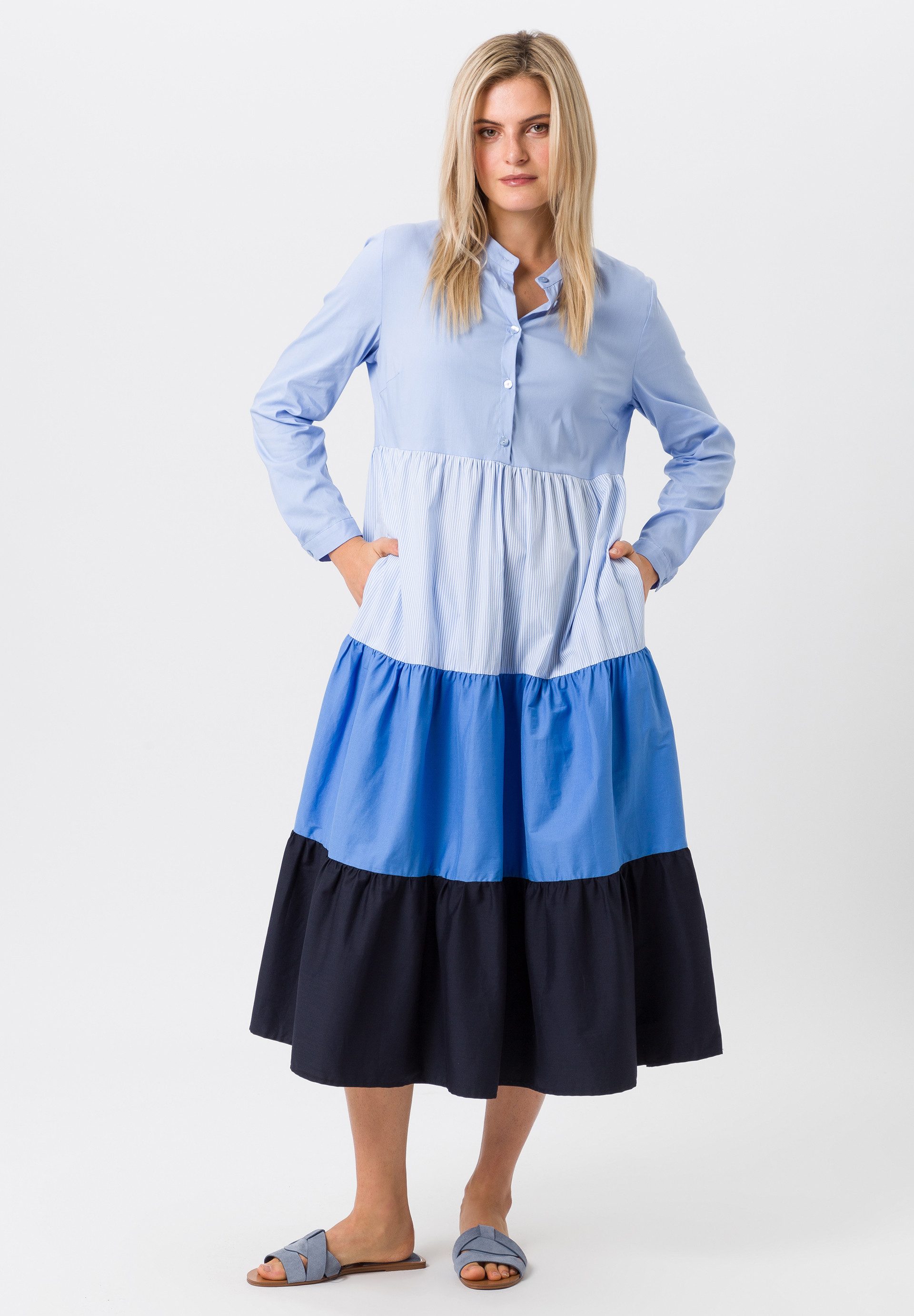 TUZZI Sommerkleid mit abgestuften Partien