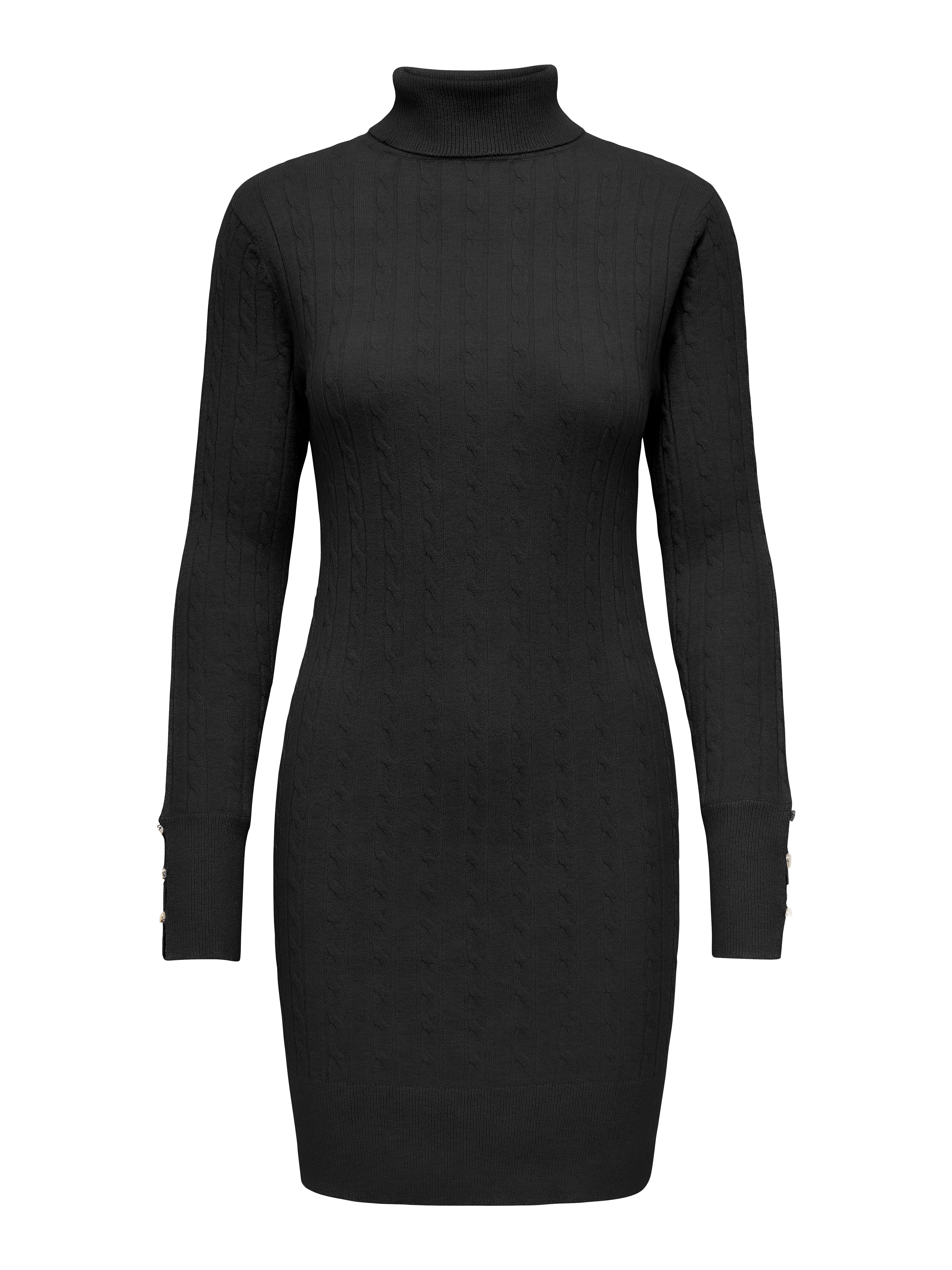 Strickkleid ONLLOUIS LS ROLLNECK CABLE DRESS AT KNT