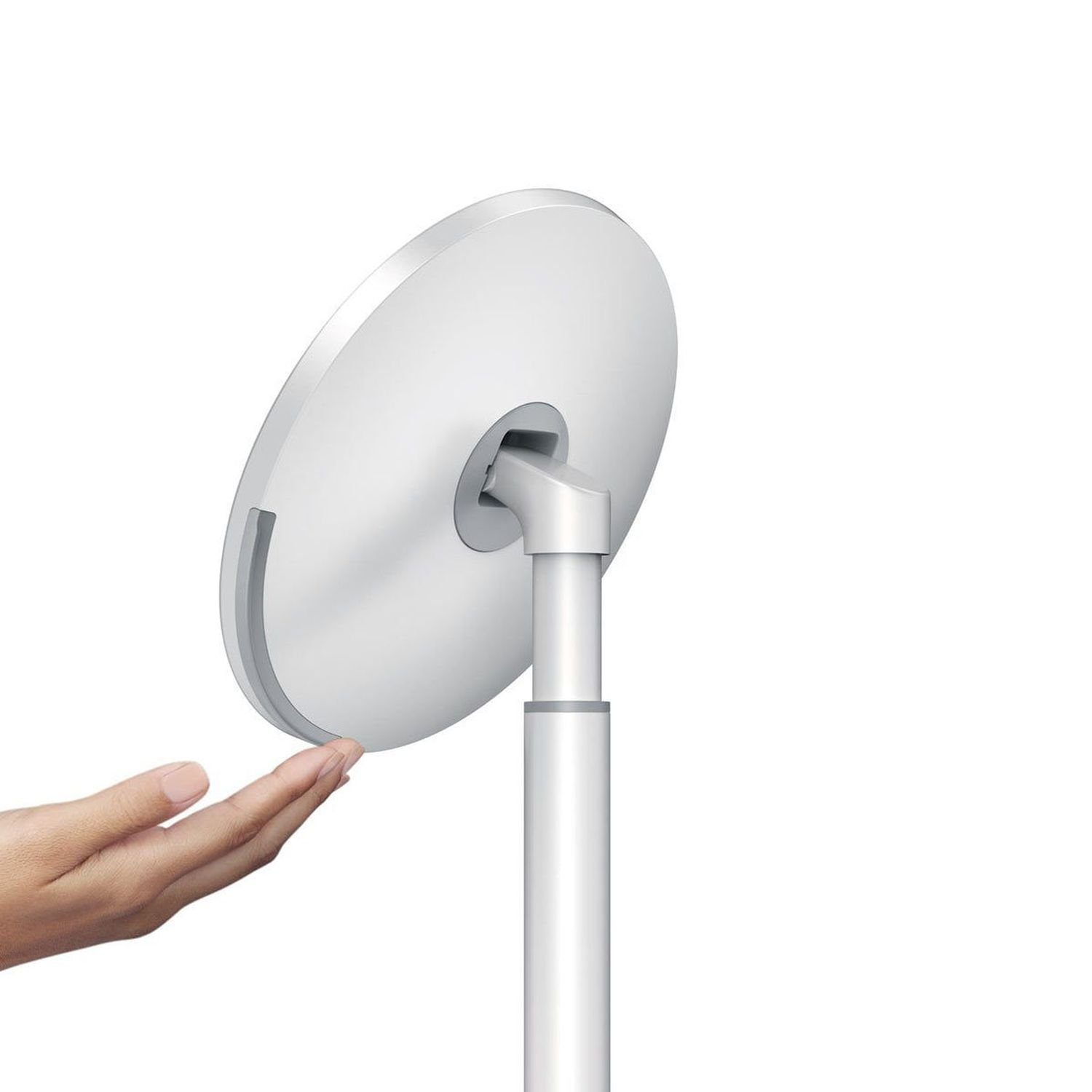 simplehuman LED-Lichtspiegel Sensorspiegel mit Touch-Helligkeitsregelung Weiß