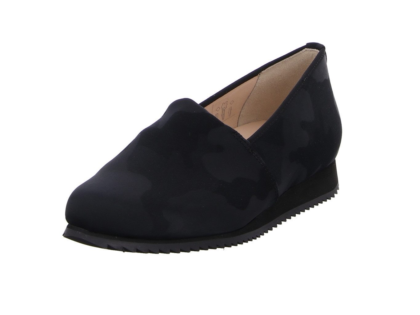 Hassia Piacenza schwarz Schnürschuh