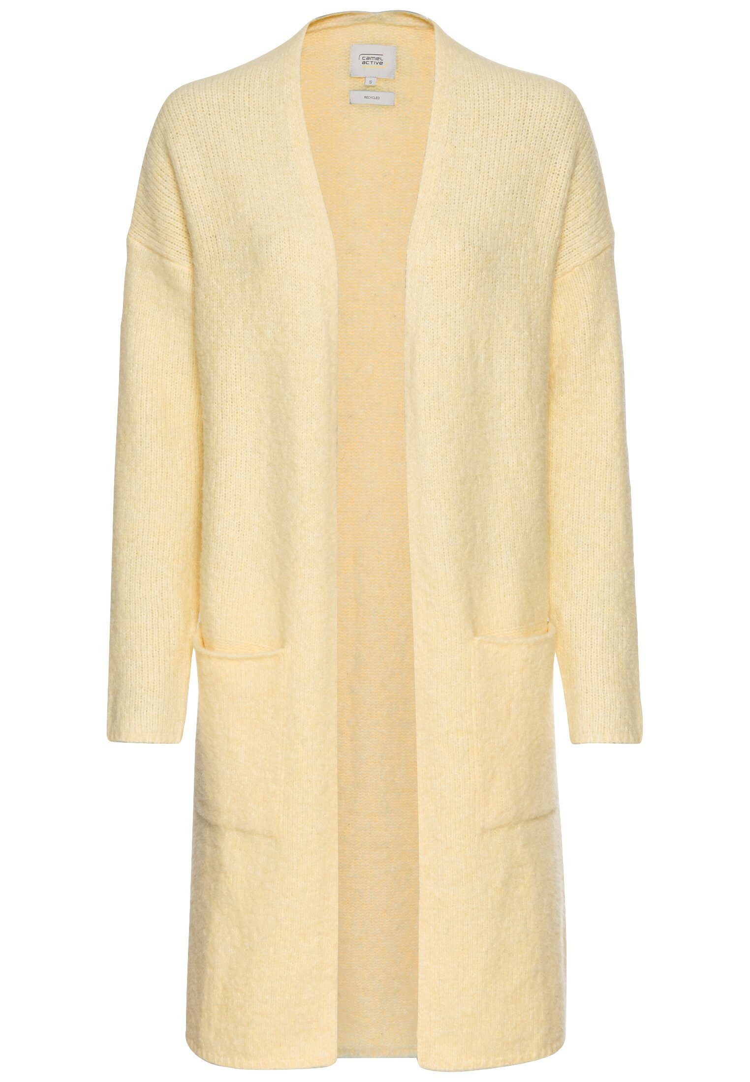 camel active Strickjacke Langer Cardigan mit Taschen günstig online kaufen