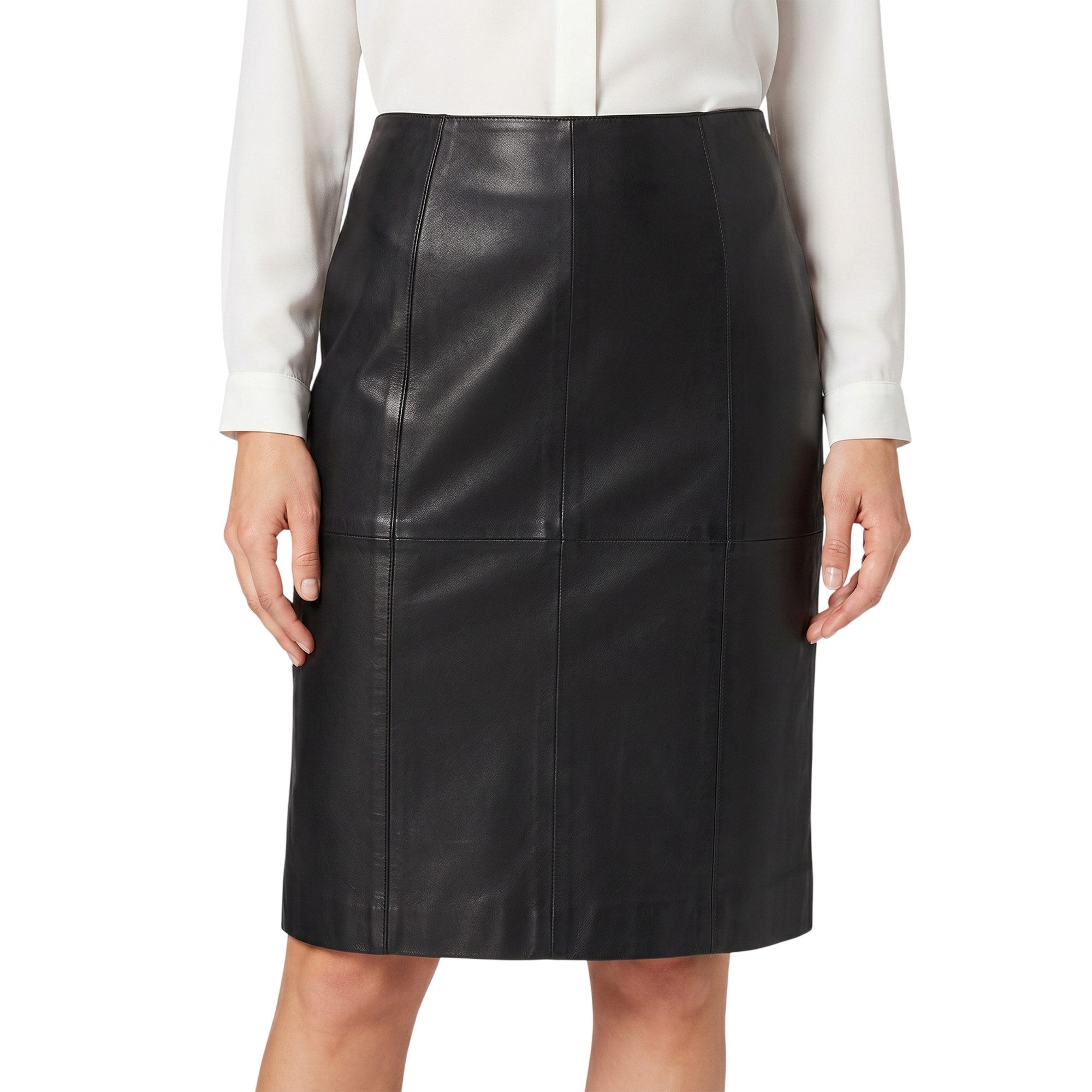 German Wear Lederrock Trend452R Midi Trendiger Midi Lederrock aus Lammnappa Business Rock echtleder. Reduzierter Preis € 84,90. Unverbindliche Preisempfehlung € 99,99