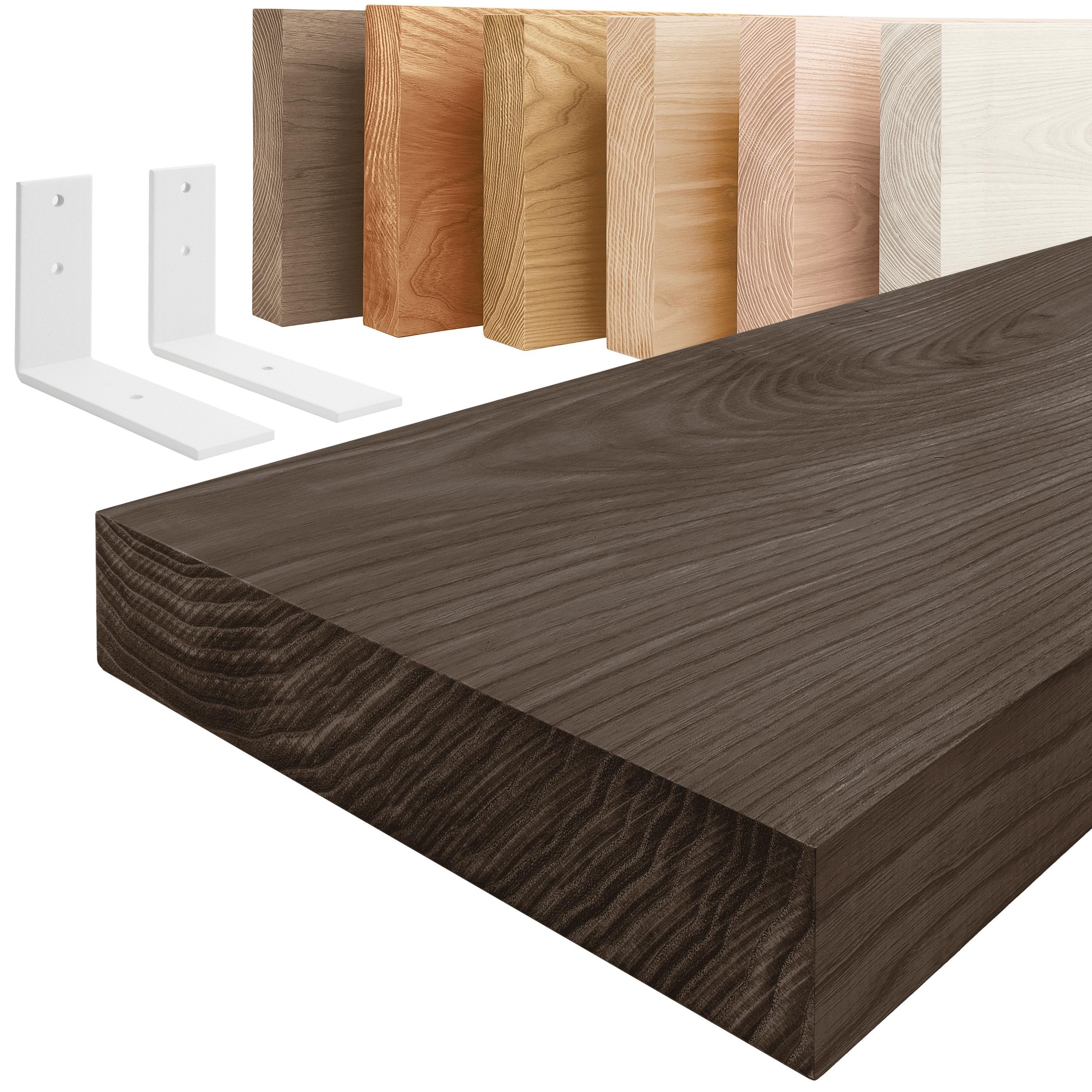 LAMO Manufaktur Wandregal Holz Gerade Regal günstig online kaufen