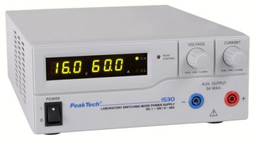PeakTech PeakTech 1530: DC Schaltnetzgerät ~ 1 - 16V / 0 - 60A Labor-Netzteil