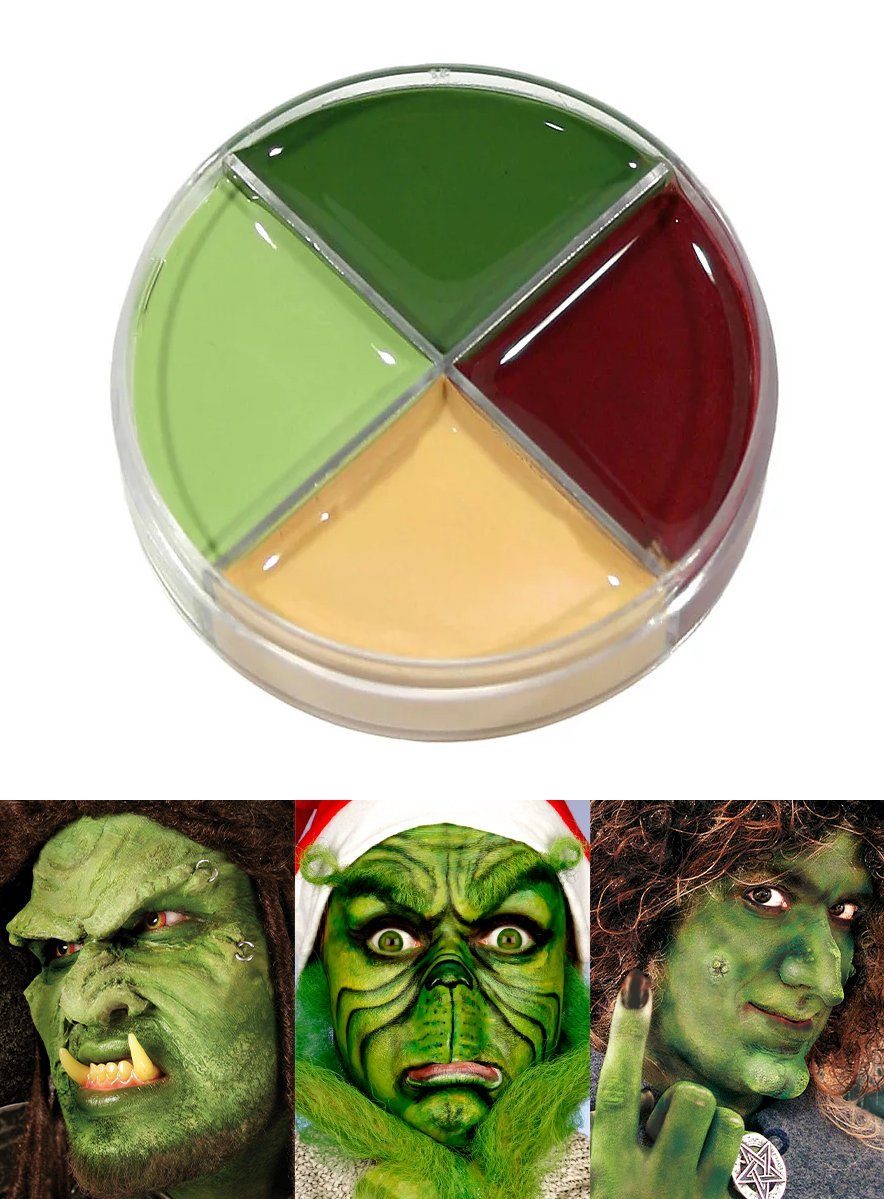 Maskworld Театральный грим Make-up Schminke Monster 4Farben - für Fasching, Театральный грим & Halloween Make-up in hochwertiger Qualität