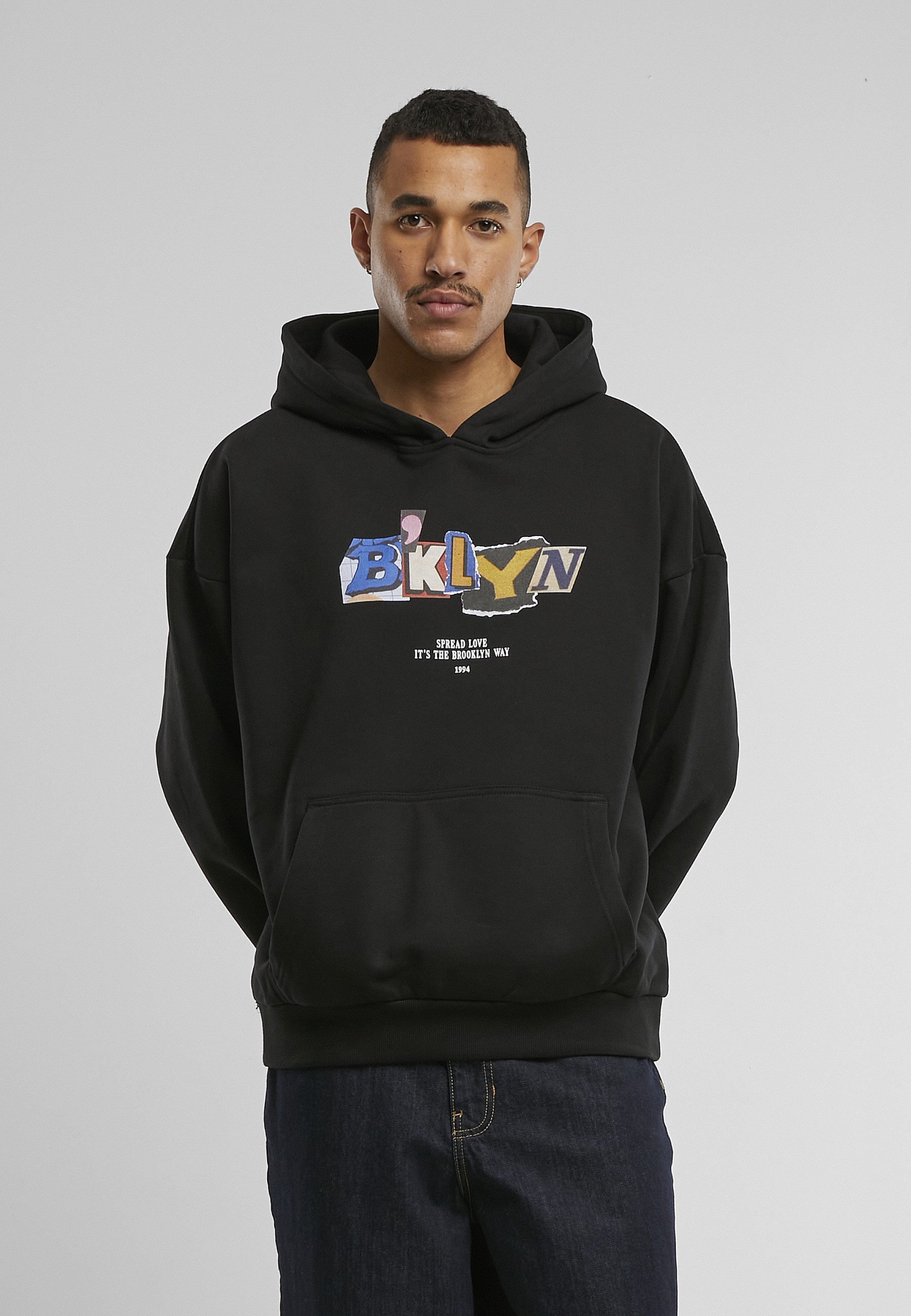 Upscale by Mister Tee Rundhalspullover Upscale by Mister Tee Herren BRKLYN Hoodie (1-tlg)
