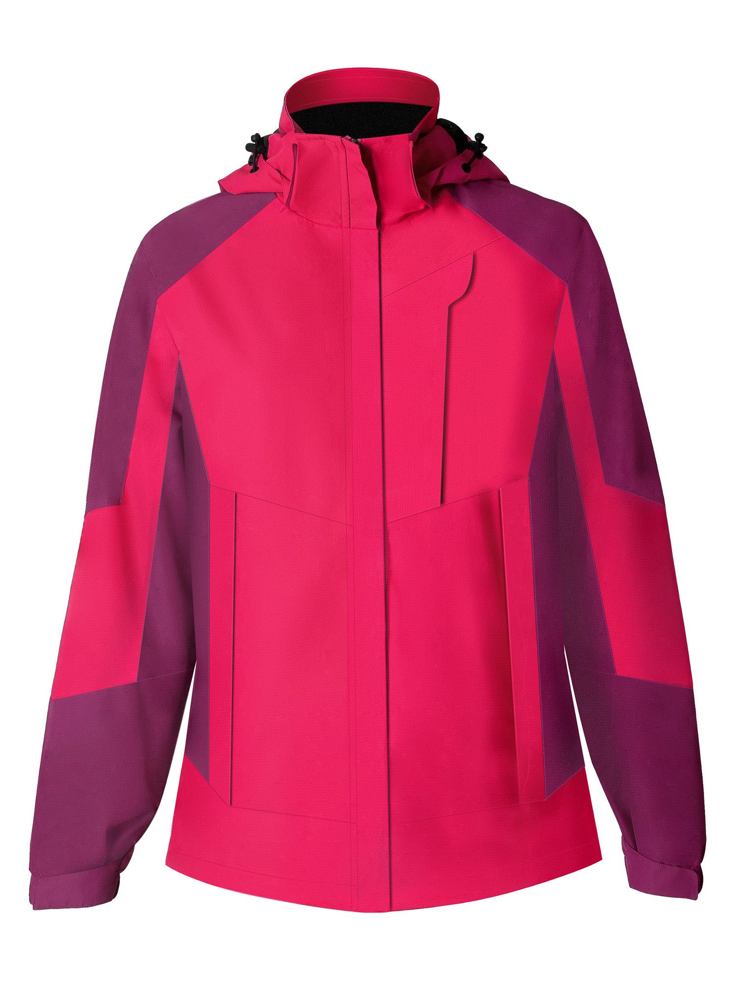 ATLASLAVA Softshelljacke Damen, wasserdichte Wander‑ und Regenjacke (1-St) Winddichte Outdoor Jacke für Wandern und Alltag