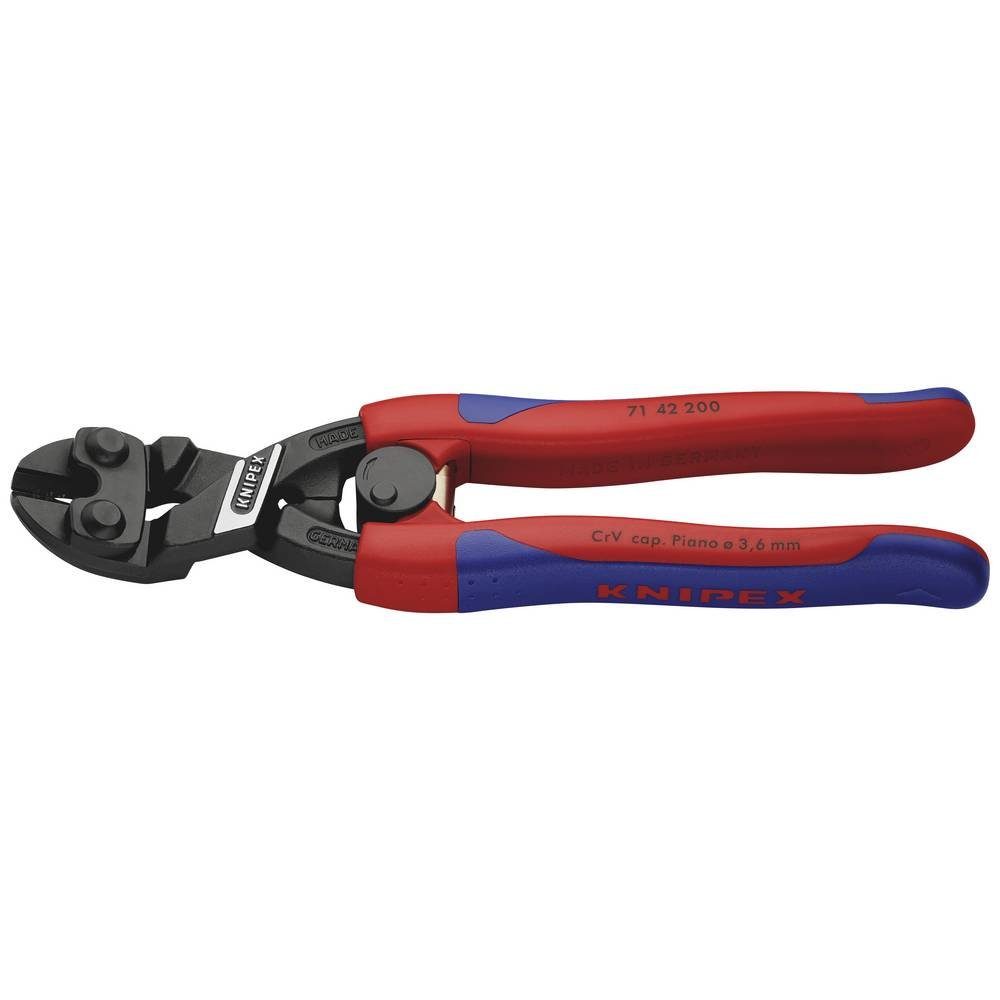 Knipex Bolzenschneider mit schlanken Mehrkomponenten-Hüllen 200 mm 71 42 200