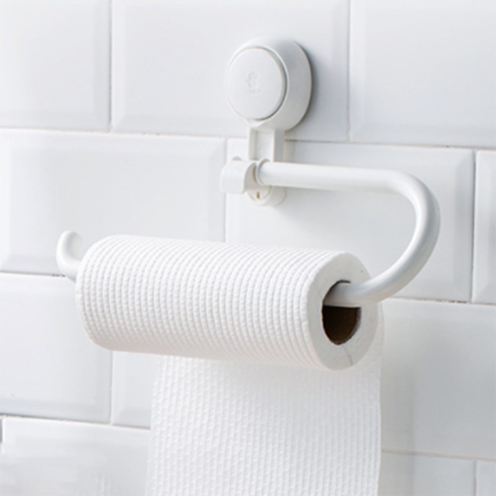 Haiaveng Toilettenpapierhalter Toilettenpapierhalter ohne Bohren,für Frischhaltefolie, Rollenpapier, für Küche und Bad