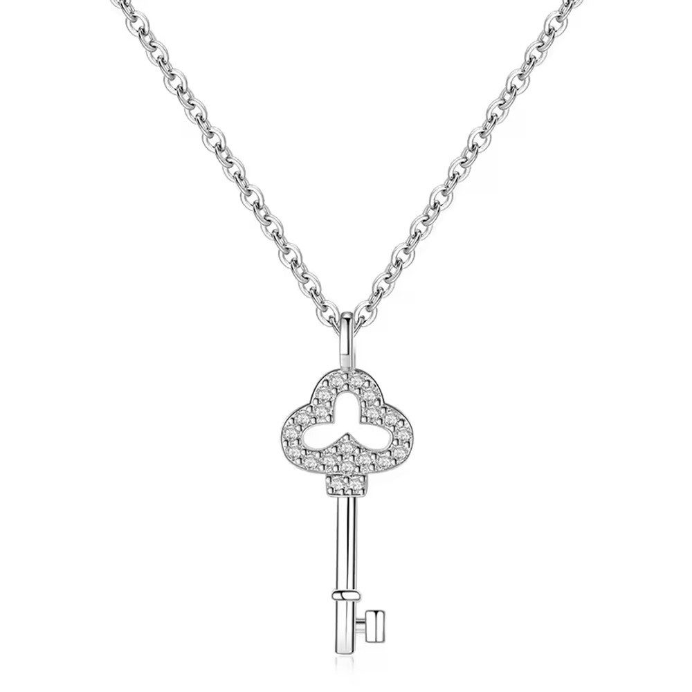 Runde Perlé Kette mit Anhänger Kette günstig online kaufen
