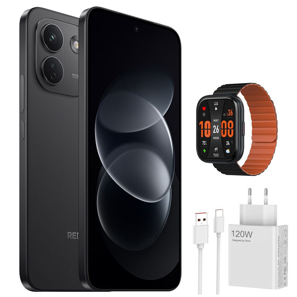 Xiaomi Redmi Note 17 Pro Max 5G 8+512GB Smartphone & 120W Charge & Smartwatch Handy (50 MP Kamera)