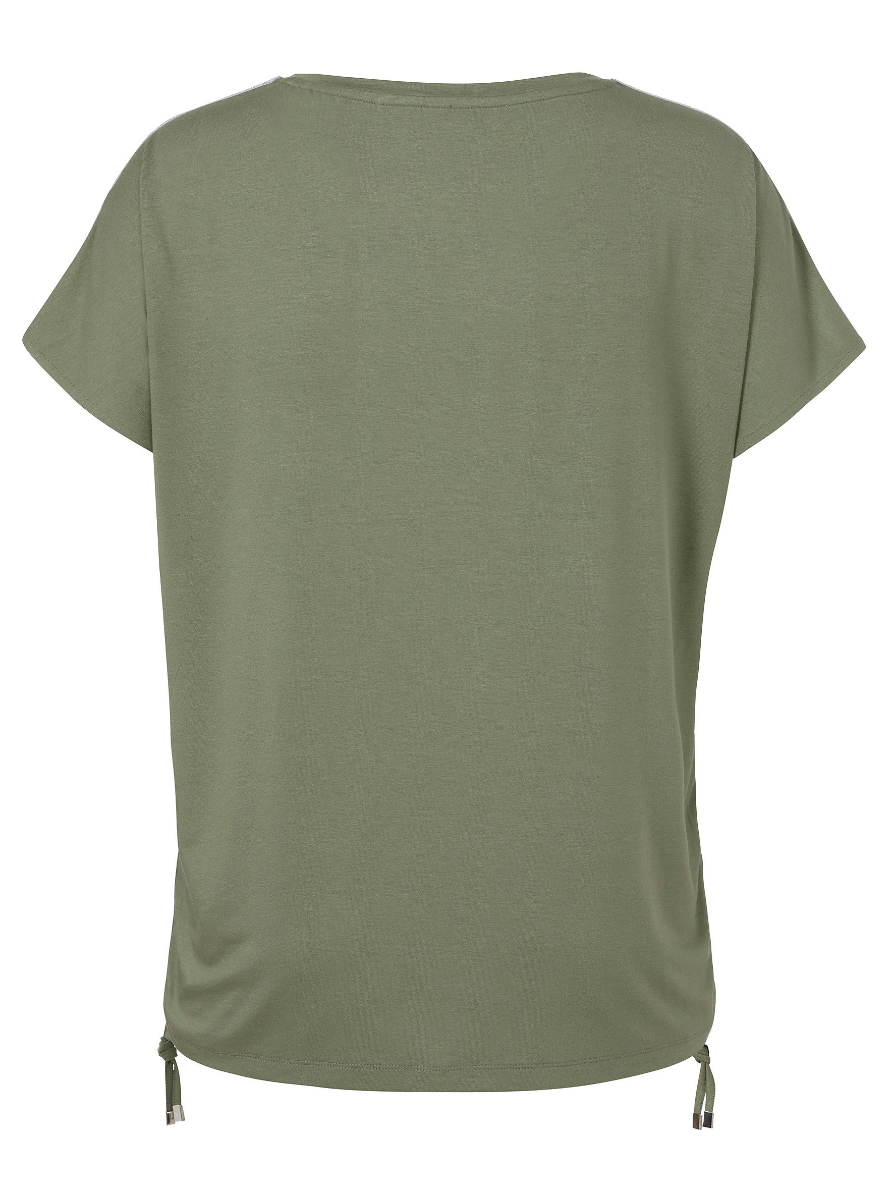 VIA APPIA Kurzarmbluse Bluse Rundhals 1/2 Arm Druck günstig online kaufen