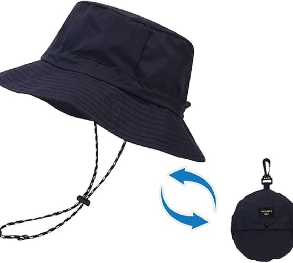 Blusmart Fischerhut Wasserdichter Bucket Hat Wanderhut (Faltbarer, UV-geschützter Strand-Sonnenhut, Wasserdicht und schnelltrocknend, Einheitsgröße) Geeignet für Männer und Frauen