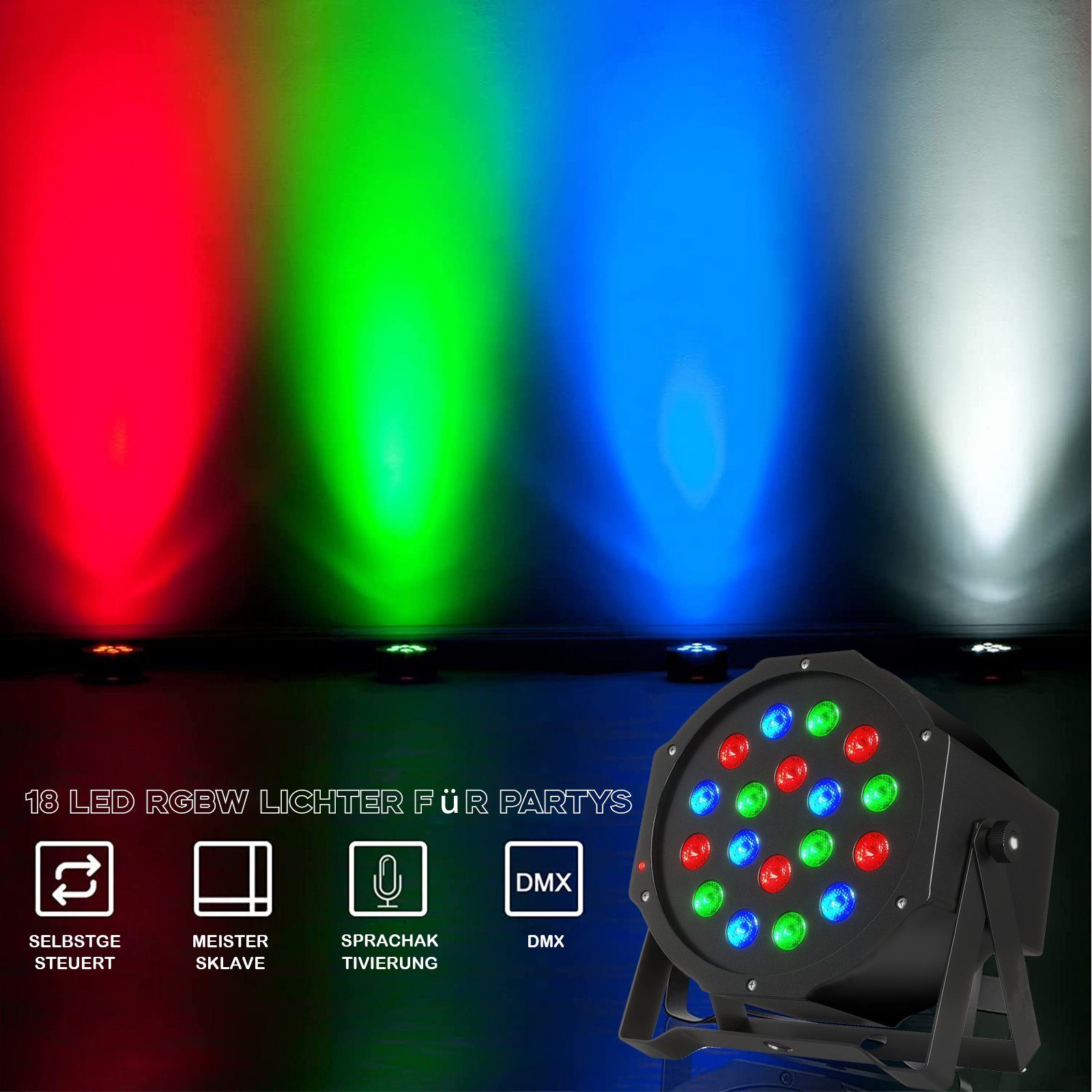 Sunicol LED-Sternenhimmel RGB Bühnenlicht Partylicht mit DMX und Fernbedien günstig online kaufen