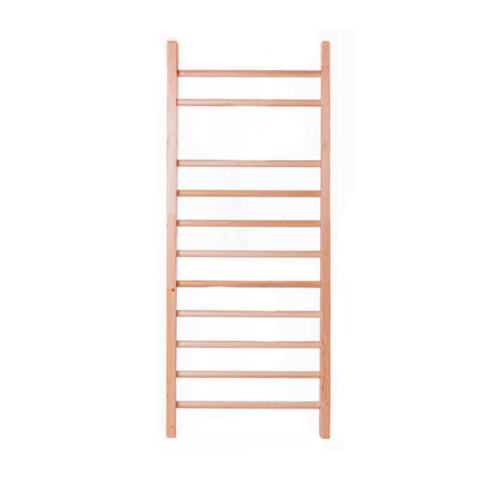 QLS Sprossenwand für Rehabilitation 195X80 cm 11 Sprossen, Kletterwand Klettergerüst aus Holz