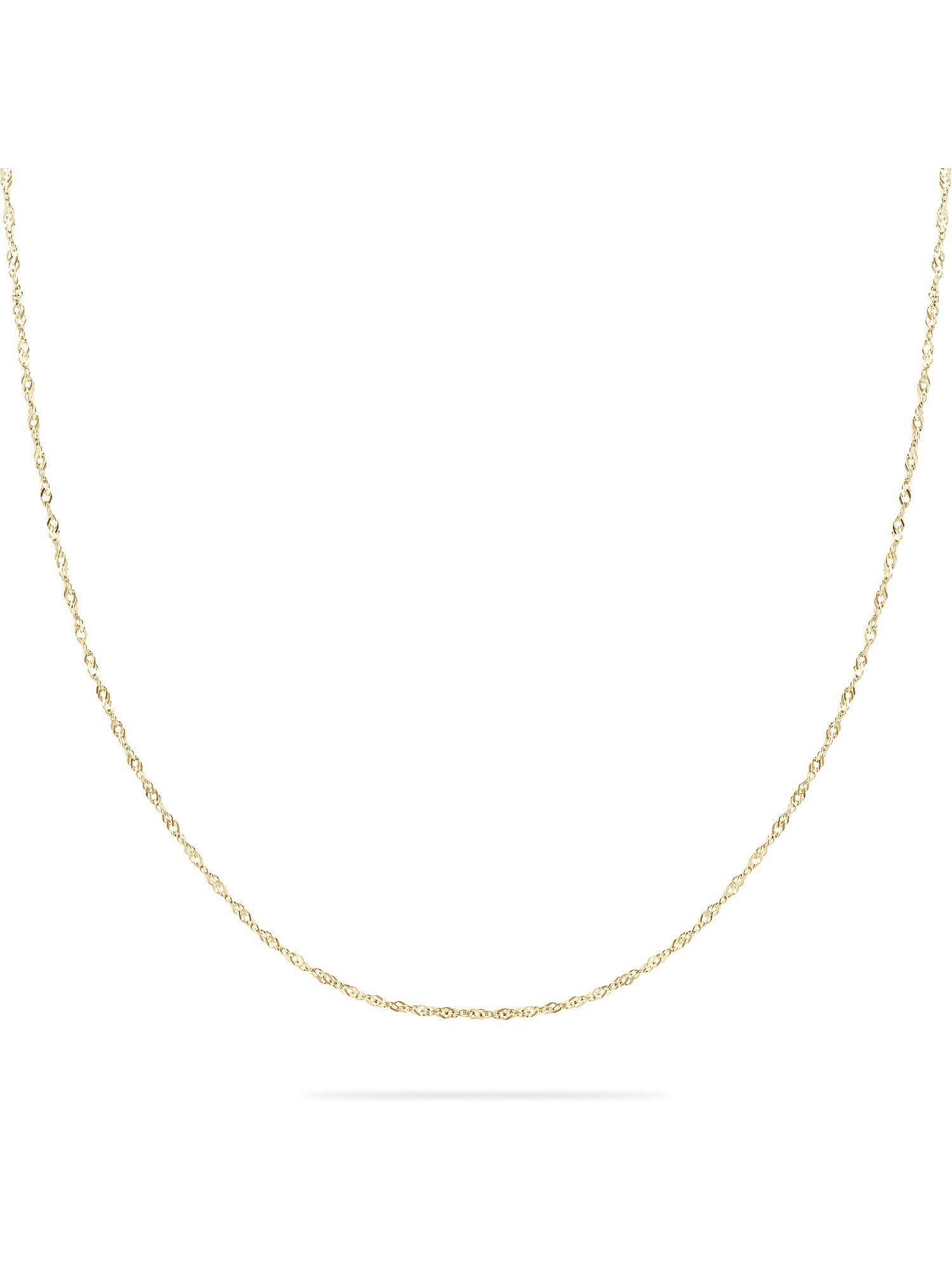 FAVS Collier FAVS Damen-Kette 375er Gelbgold